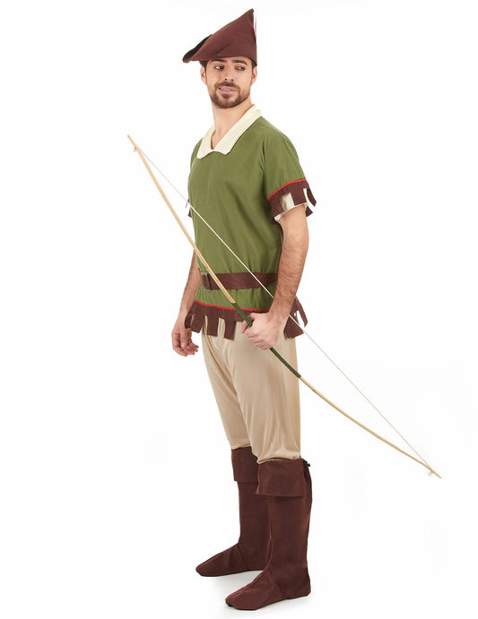 Vue de profil du déguisement Homme des Bois