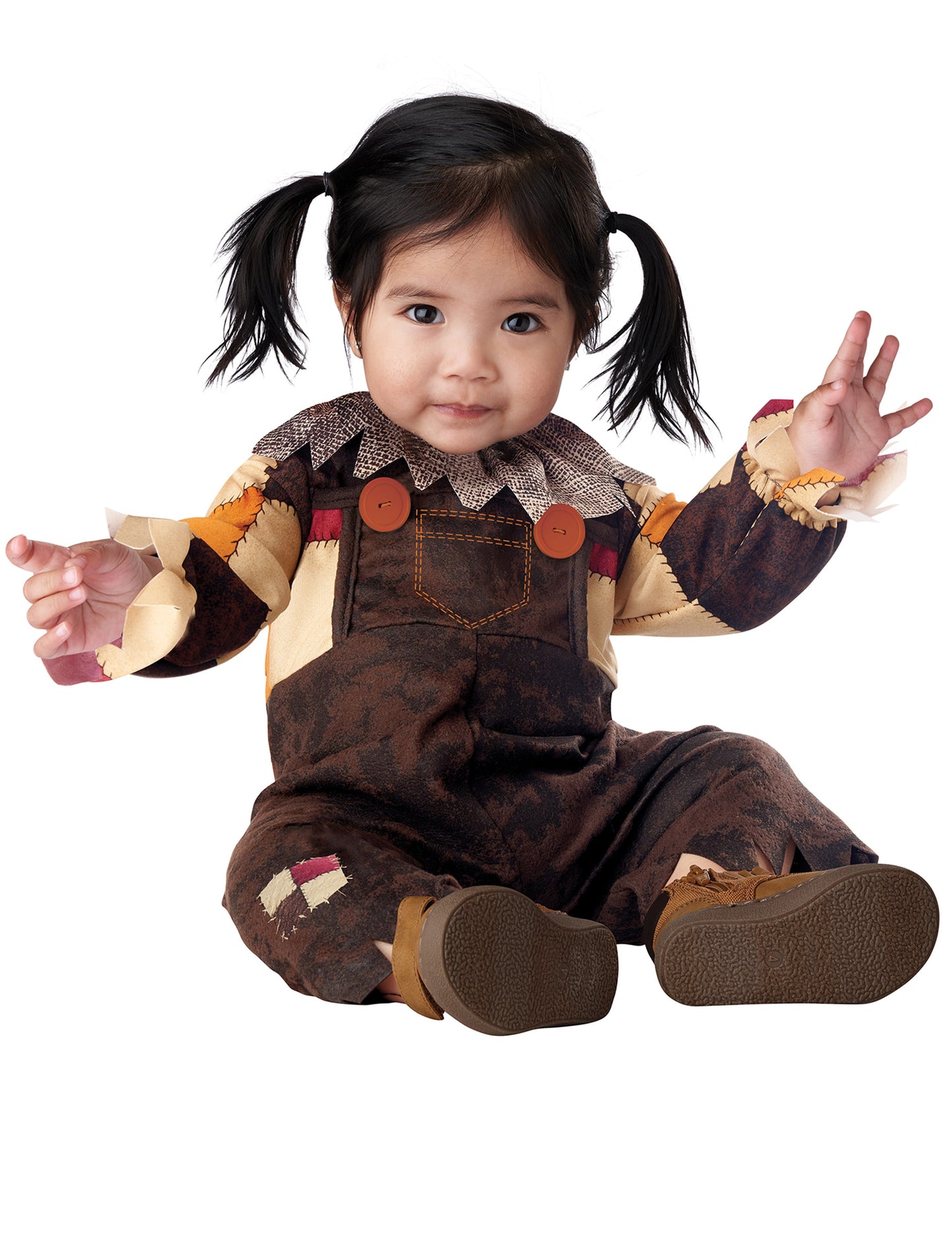 Boldog álruhás luxus babát