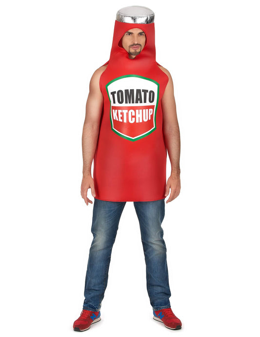 Felnőtt sültkrumpli és ketchup páros jelmez
