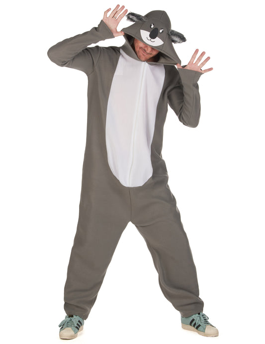 Vue de face du déguisement koala
