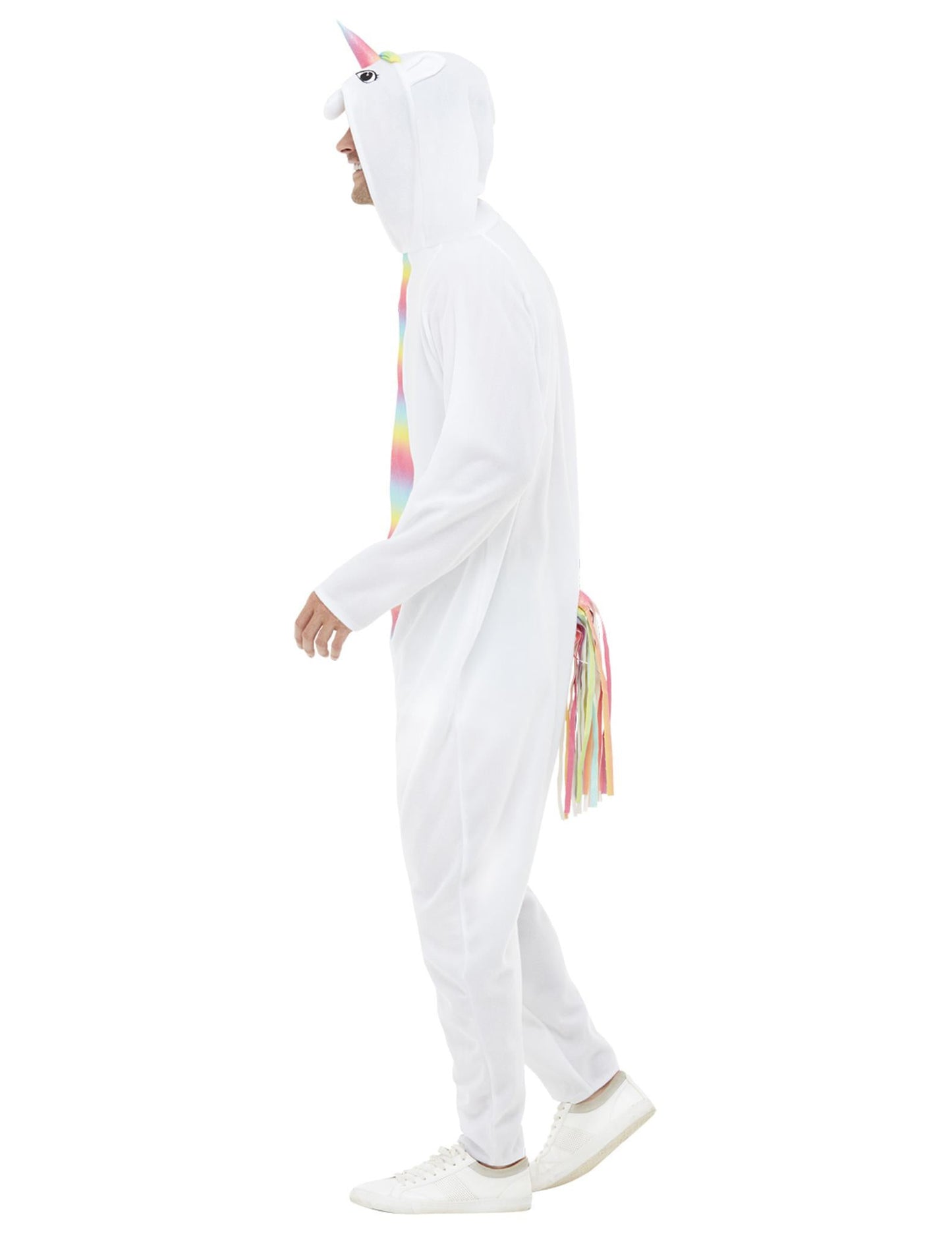Fehér és többszínű felnőtt egyszarvú álruhás