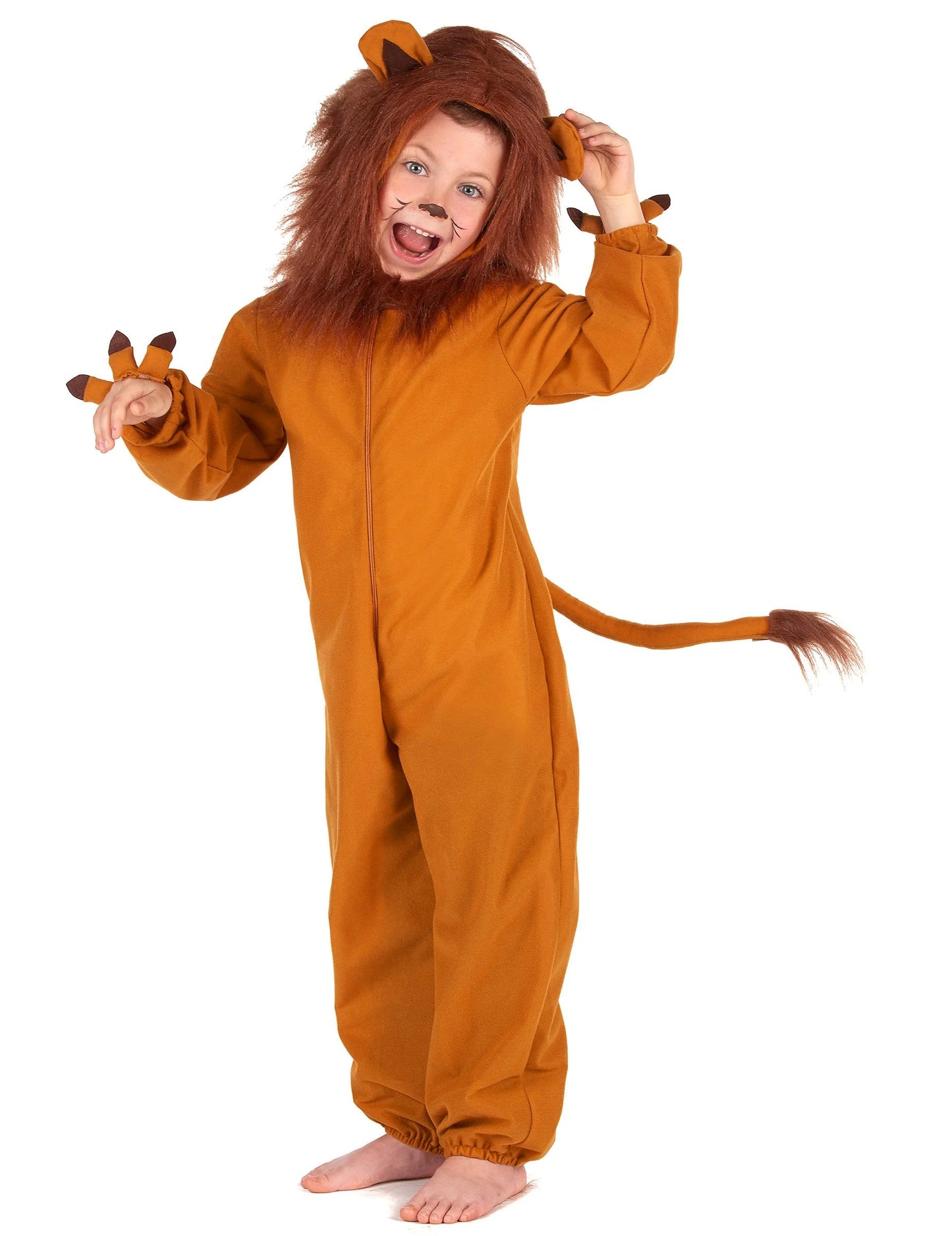 Gyerekek sarki hatása oroszlán jelmez