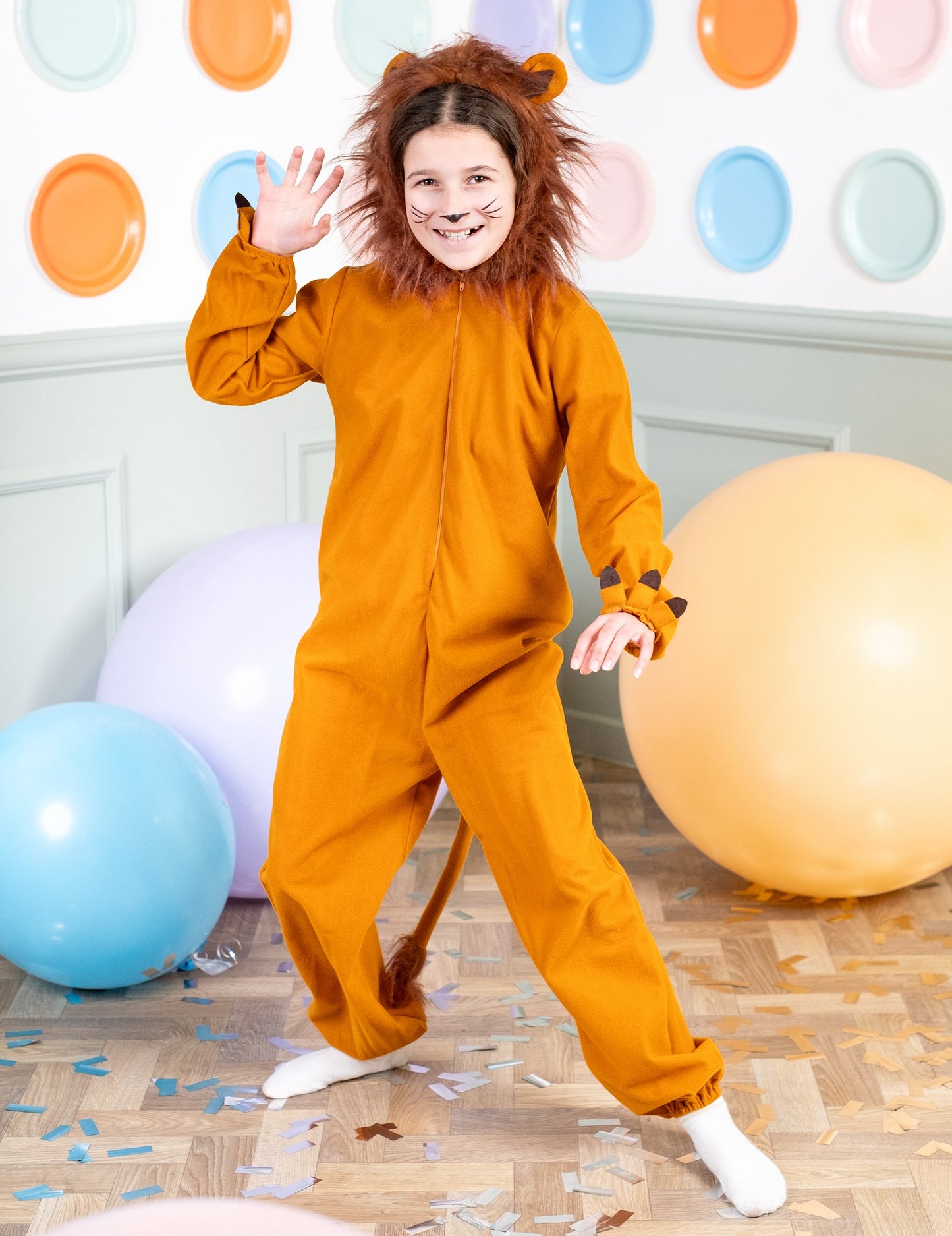 Gyerekek sarki hatása oroszlán jelmez