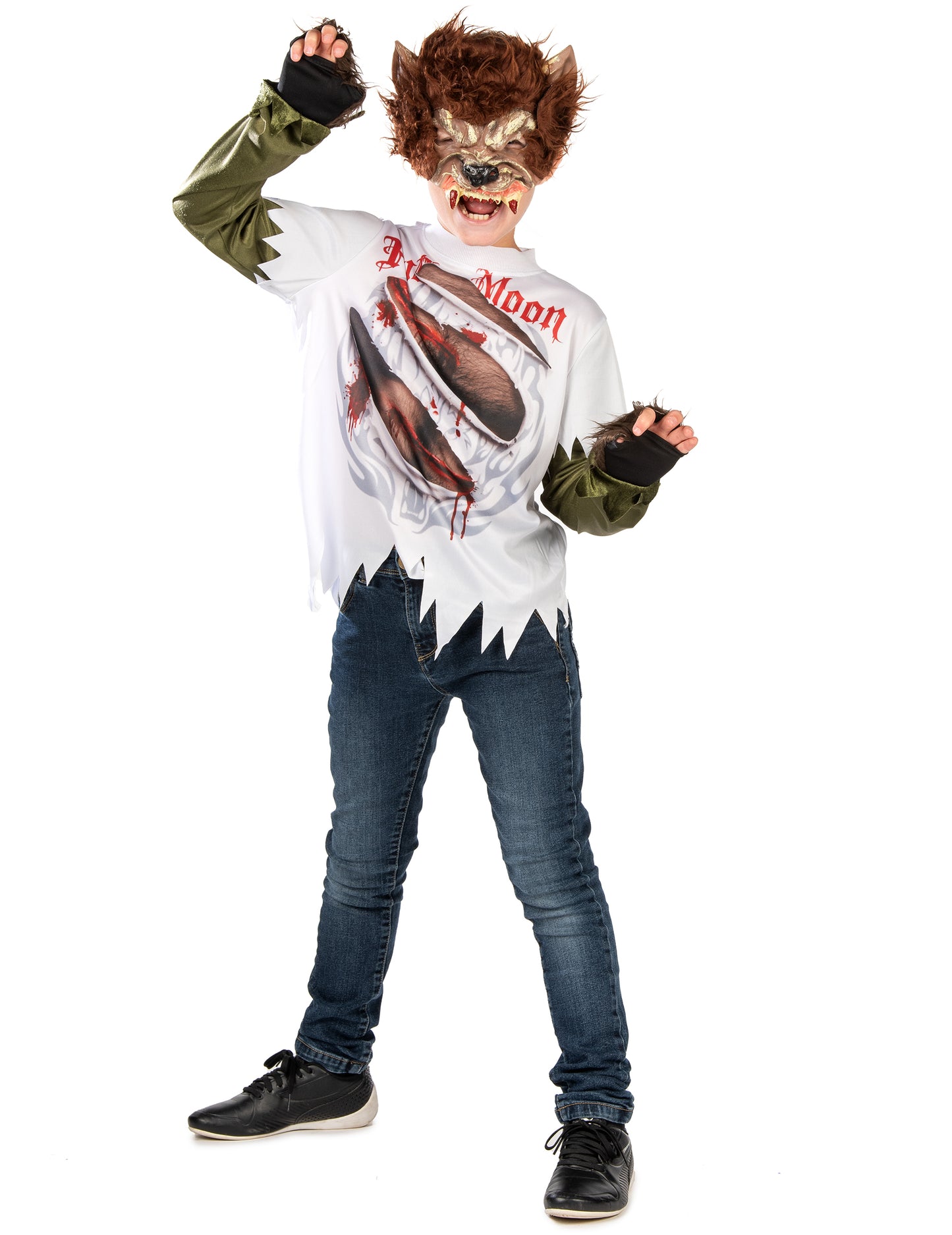 Wolf -Garou jelmez gyermekeknek - luxus