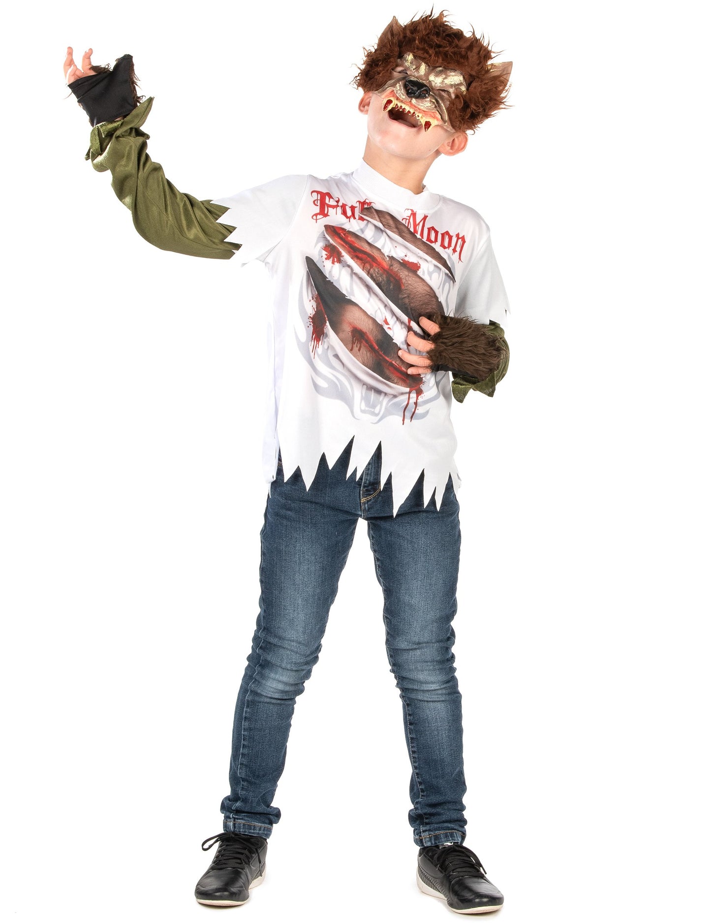 Wolf -Garou jelmez gyermekeknek - luxus