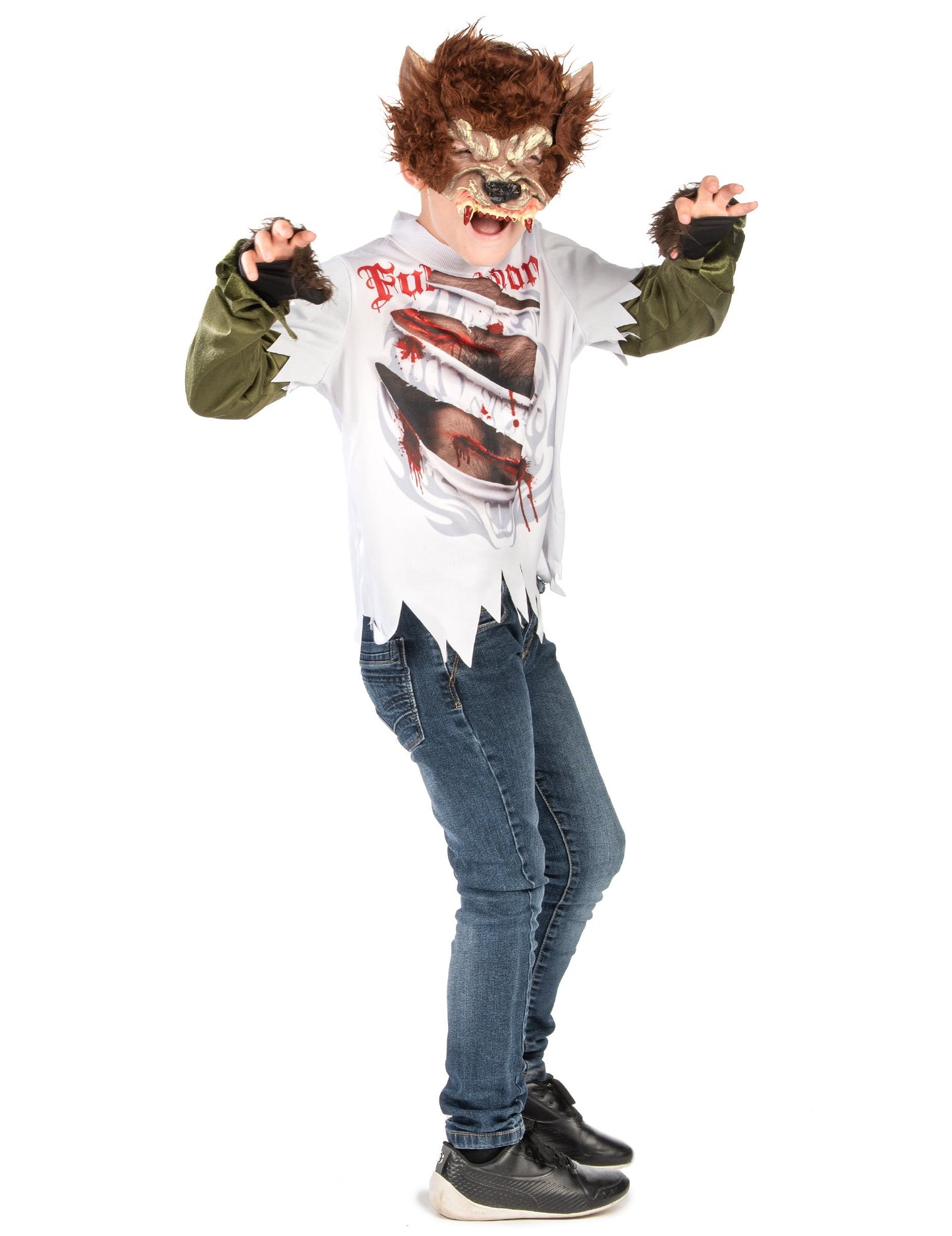 Wolf -Garou jelmez gyermekeknek - luxus