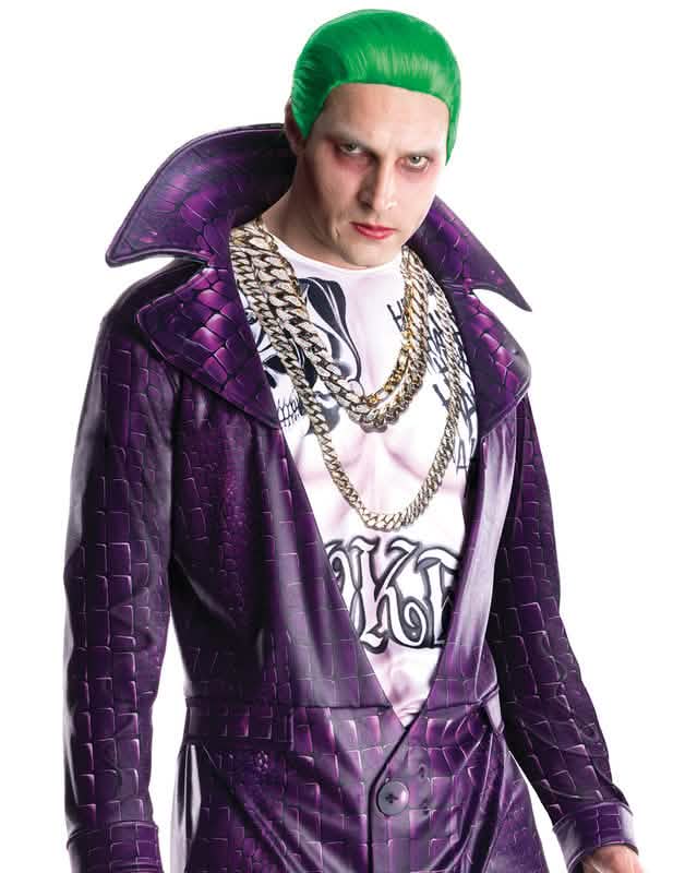 Közelkép a Joker Suicide squad™ luxus jelmez felsőrészéről