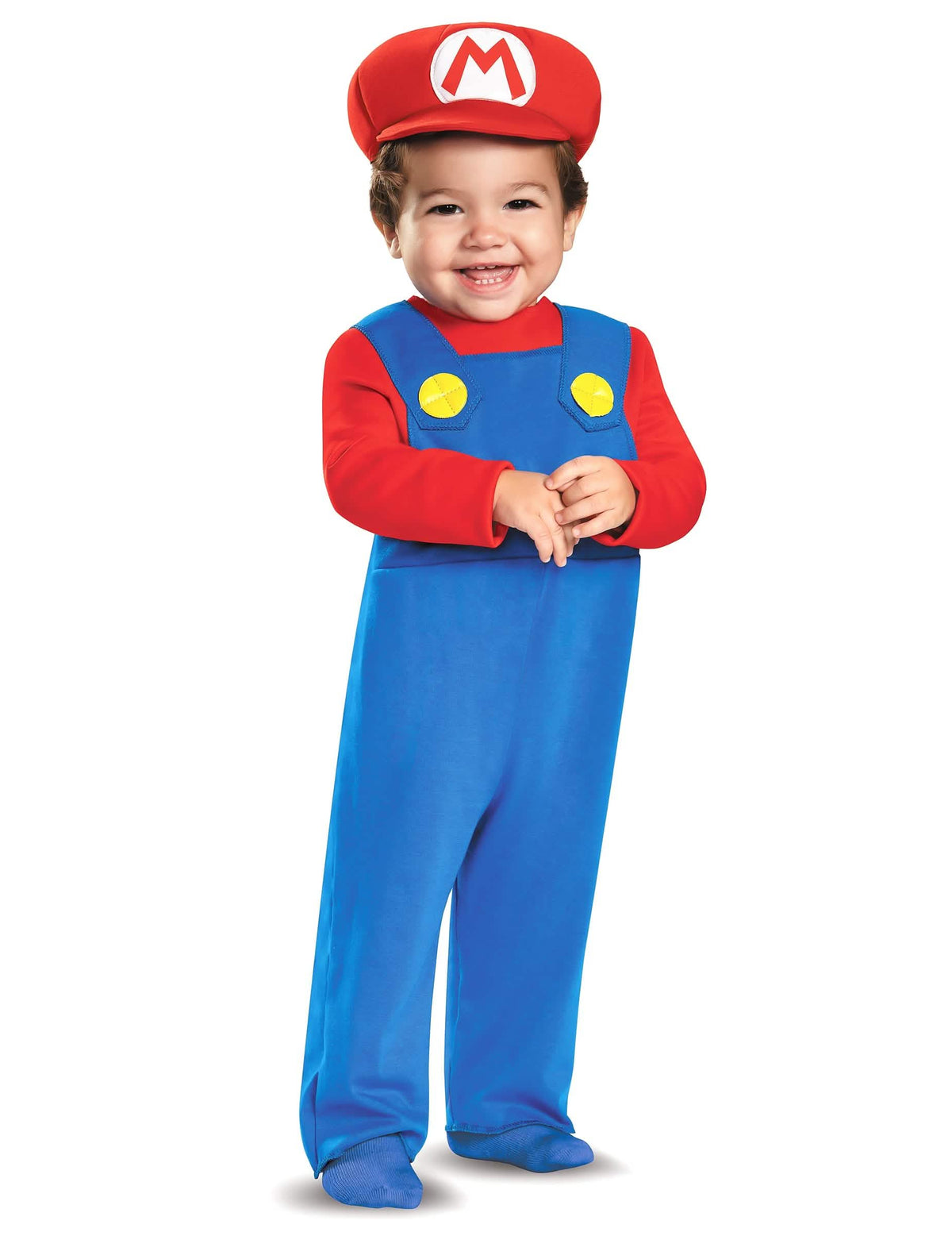 Mario baba jelmez kék és piros sapkával