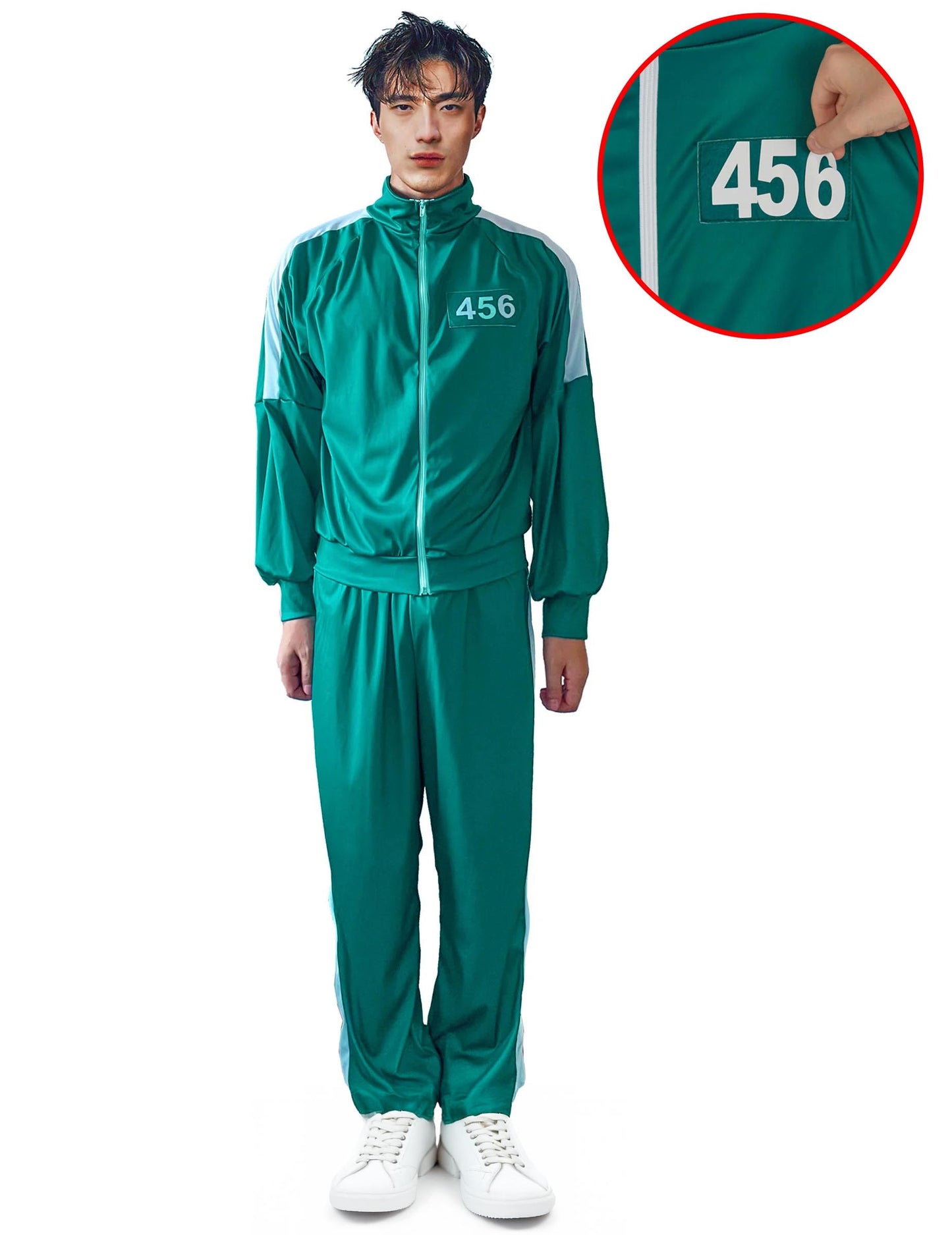 A résztvevő játék jelmez felnőtt testreszabható számmal