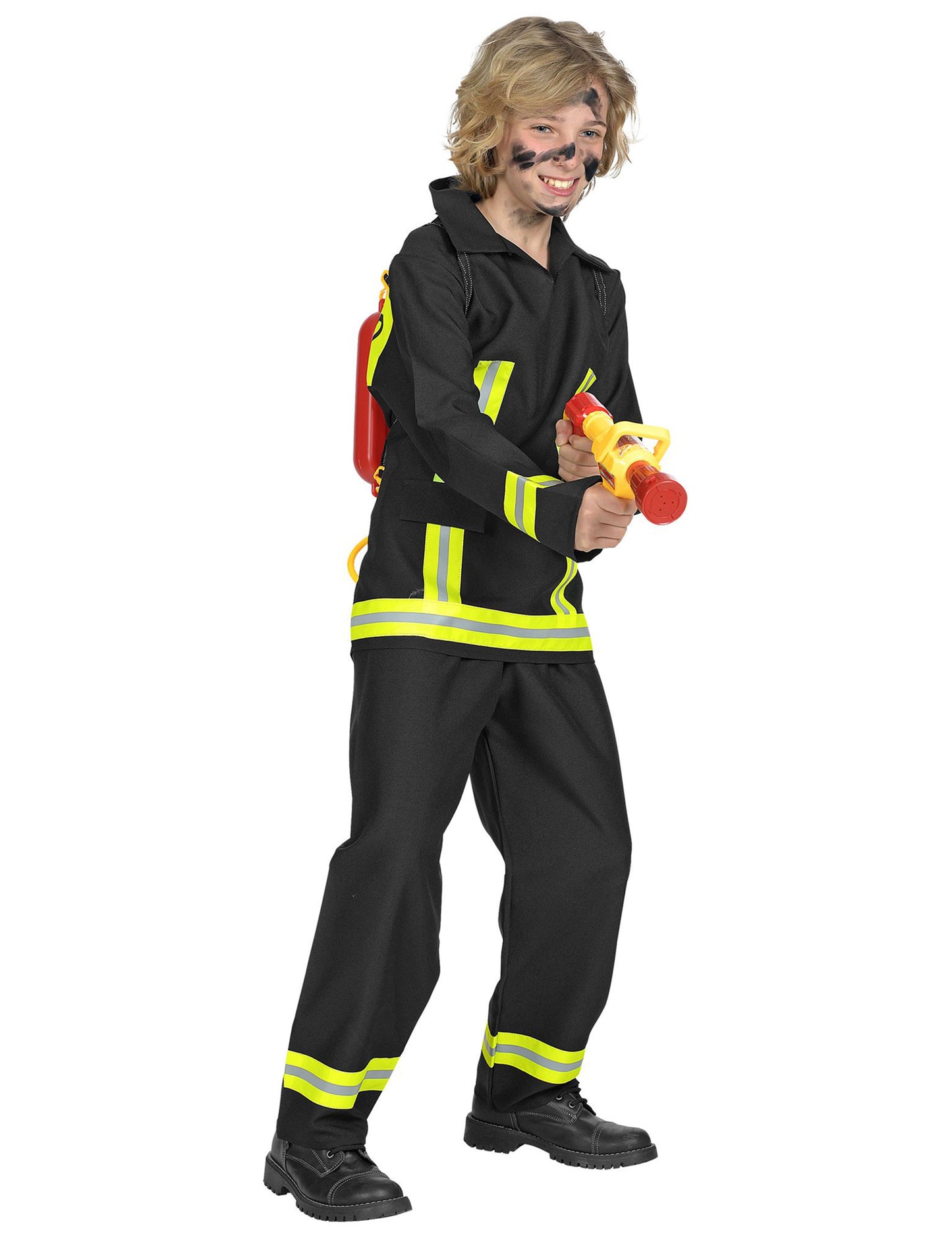 Német tűzoltó jelmezgyermek