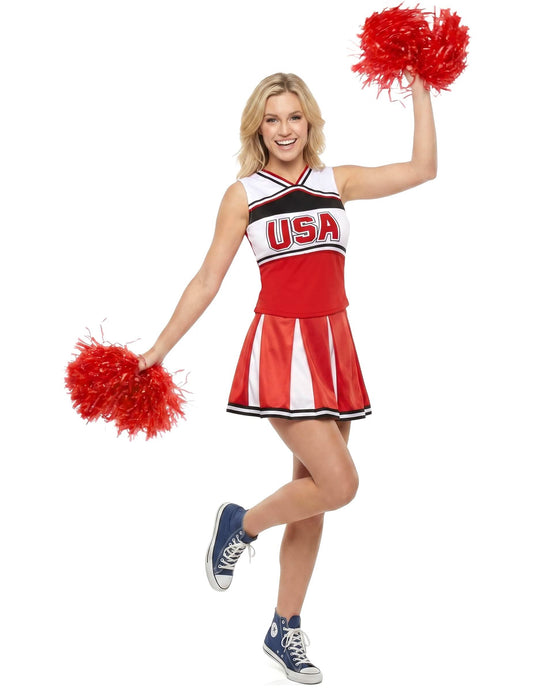 Pompom lány USA nő jelmez