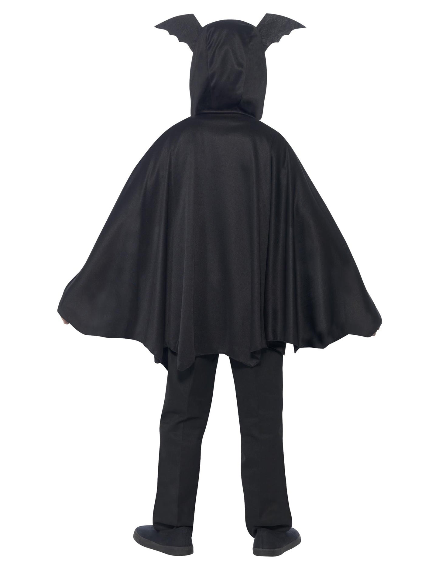 Fekete Halloween fekete gyermek stílusú poncho álruhában