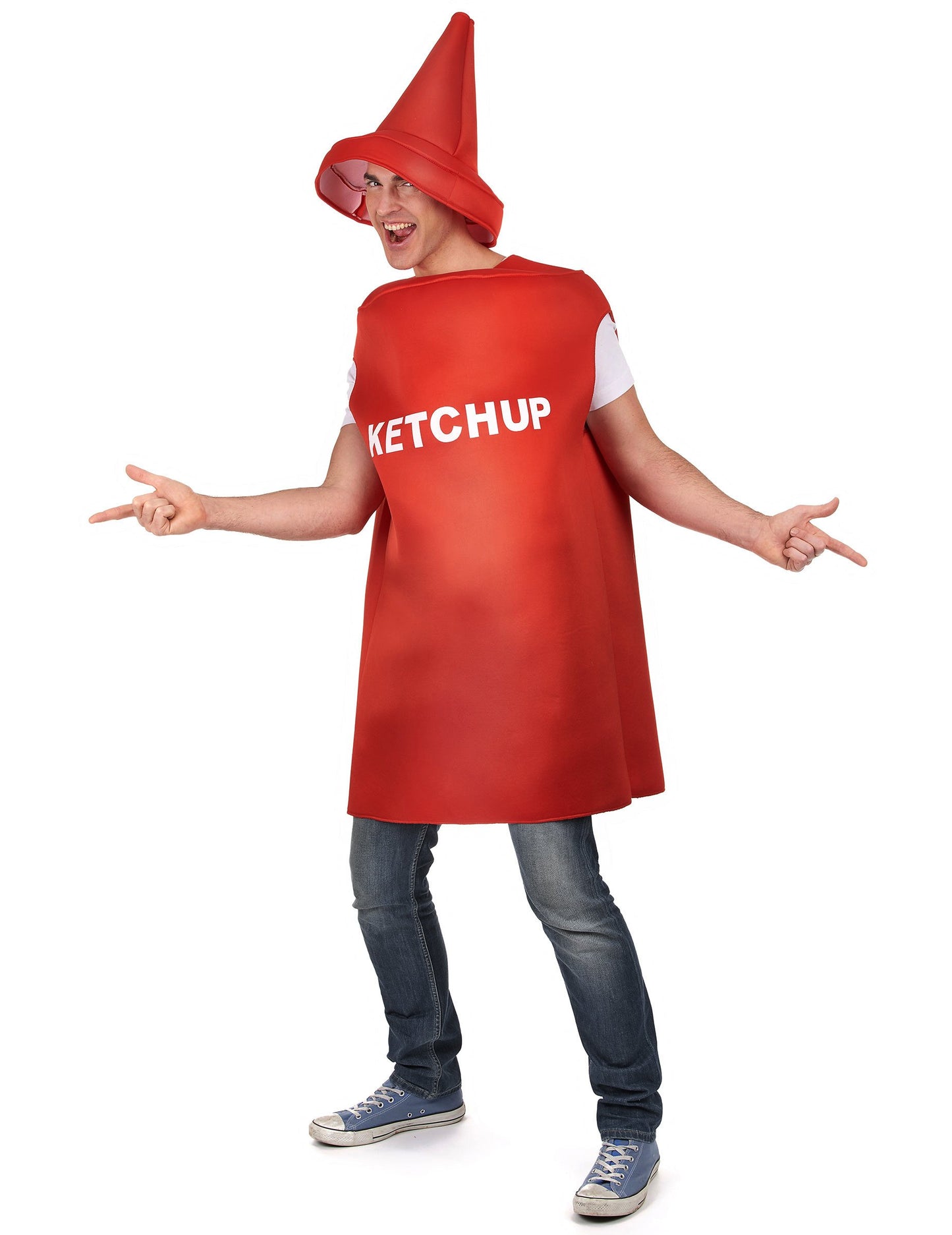Felnőtt ketchup edény jelmez