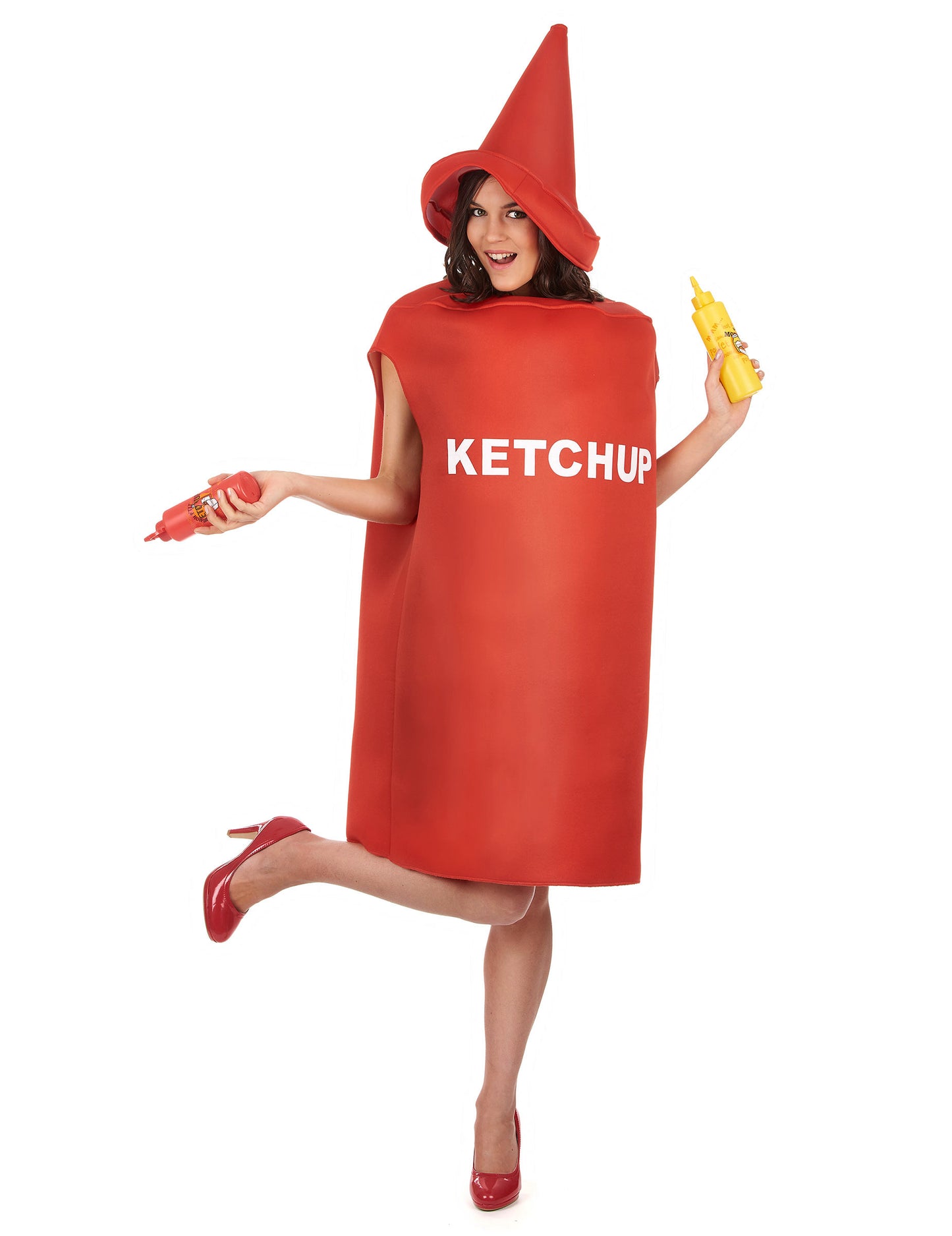Felnőtt ketchup edény jelmez