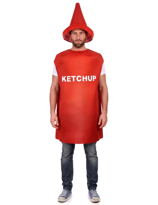 Felnőtt ketchup edény jelmez