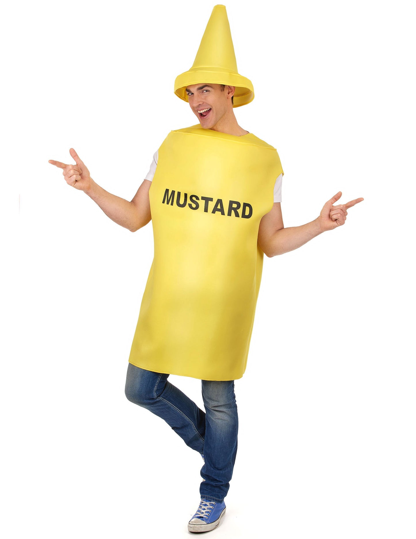 Felnőtt mustár edény jelmez