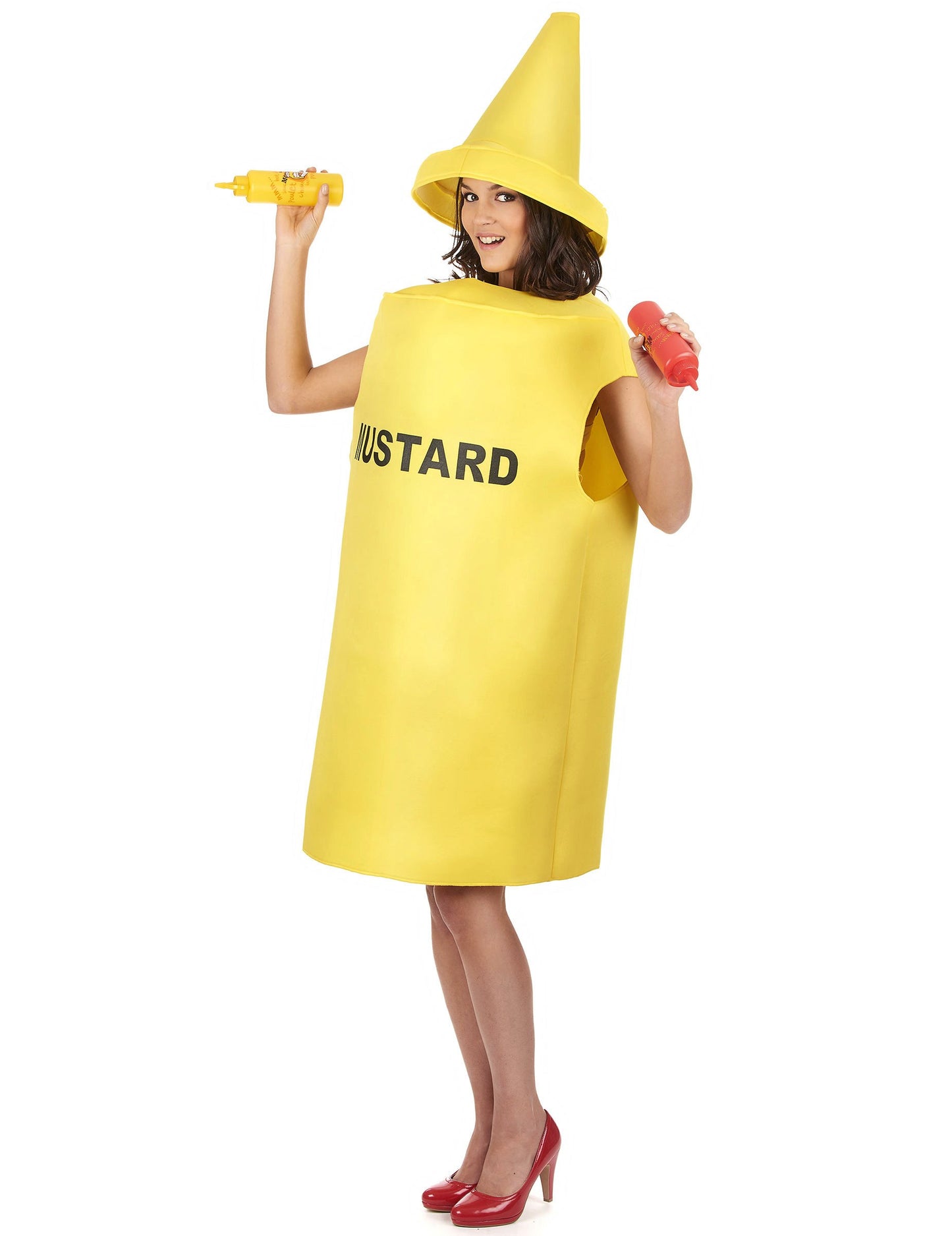 Felnőtt mustár edény jelmez