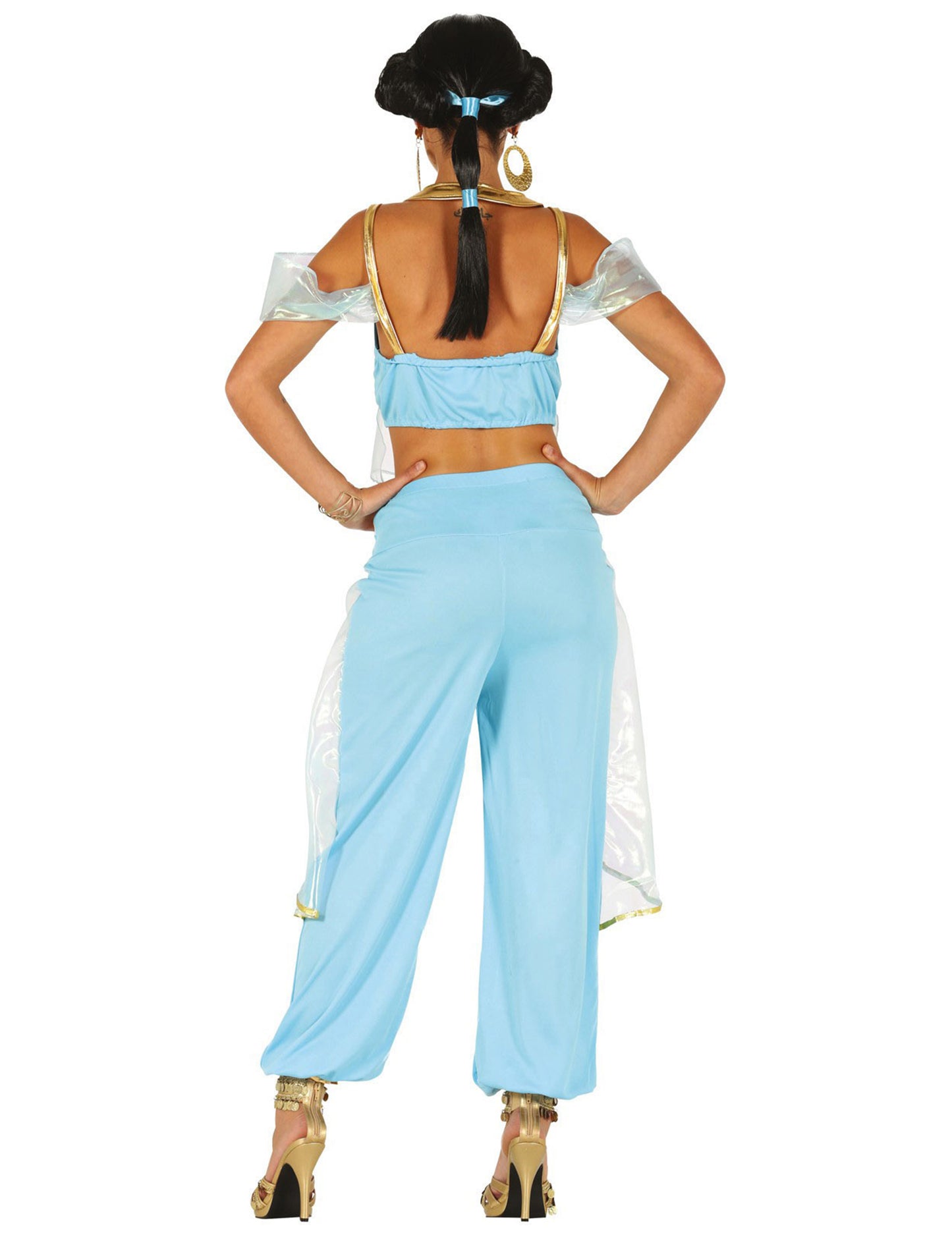 Női kék keleti hercegnő jelmez