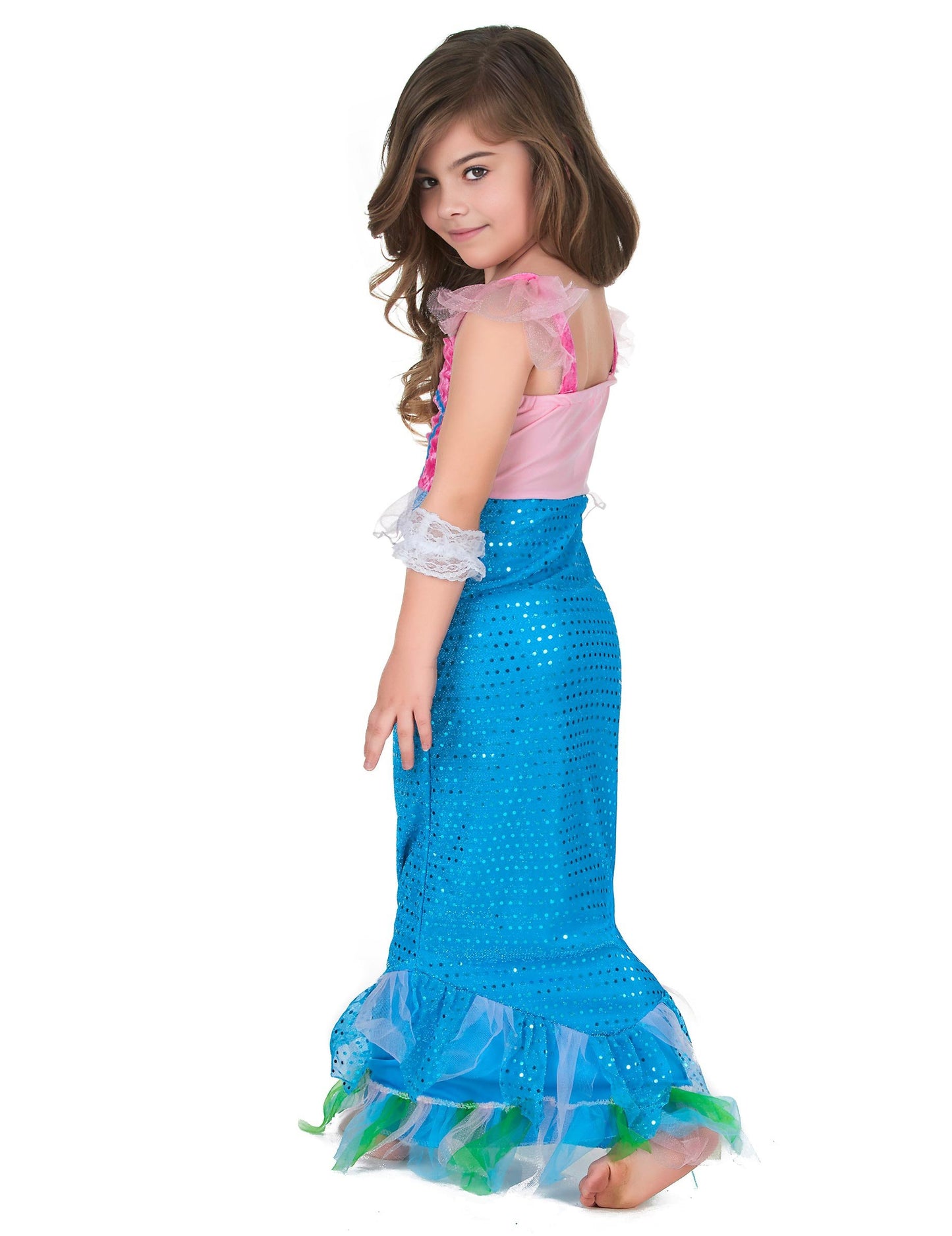 A sellő jelmez lányoknak profilnézeti képe