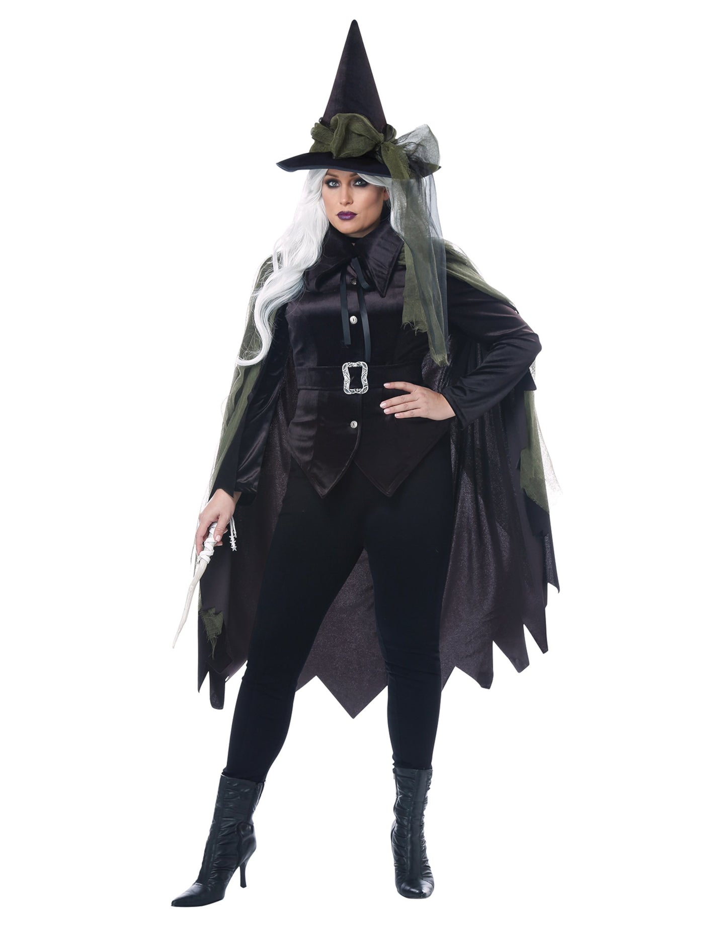 Nagy nő gótikus boszorkány jelmez