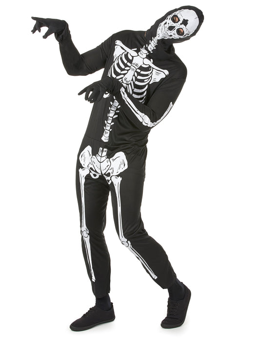 Vue d'ensemble du déguisement de squelette Halloween