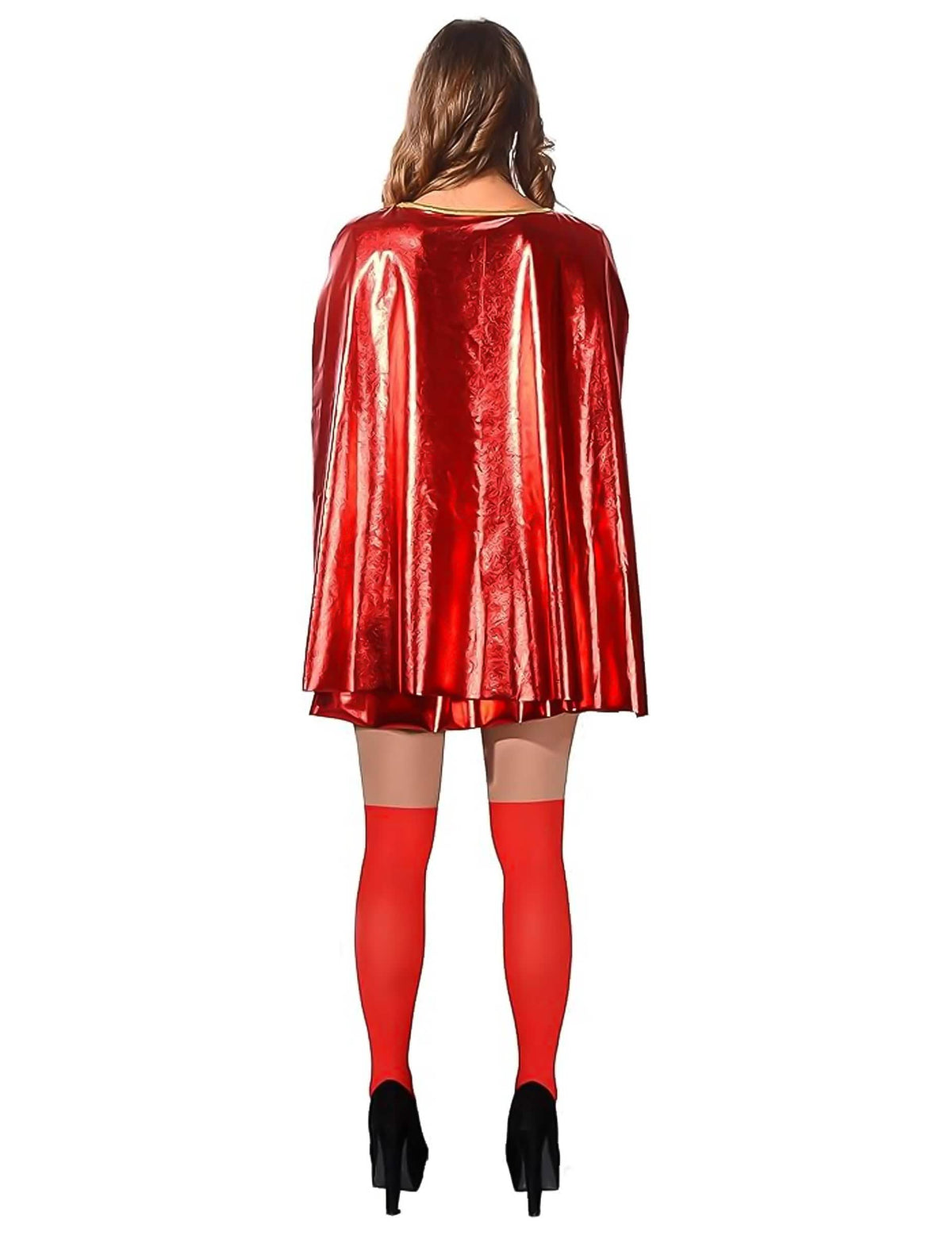 Hátulról nézet a Supergirl™ női jelmezről