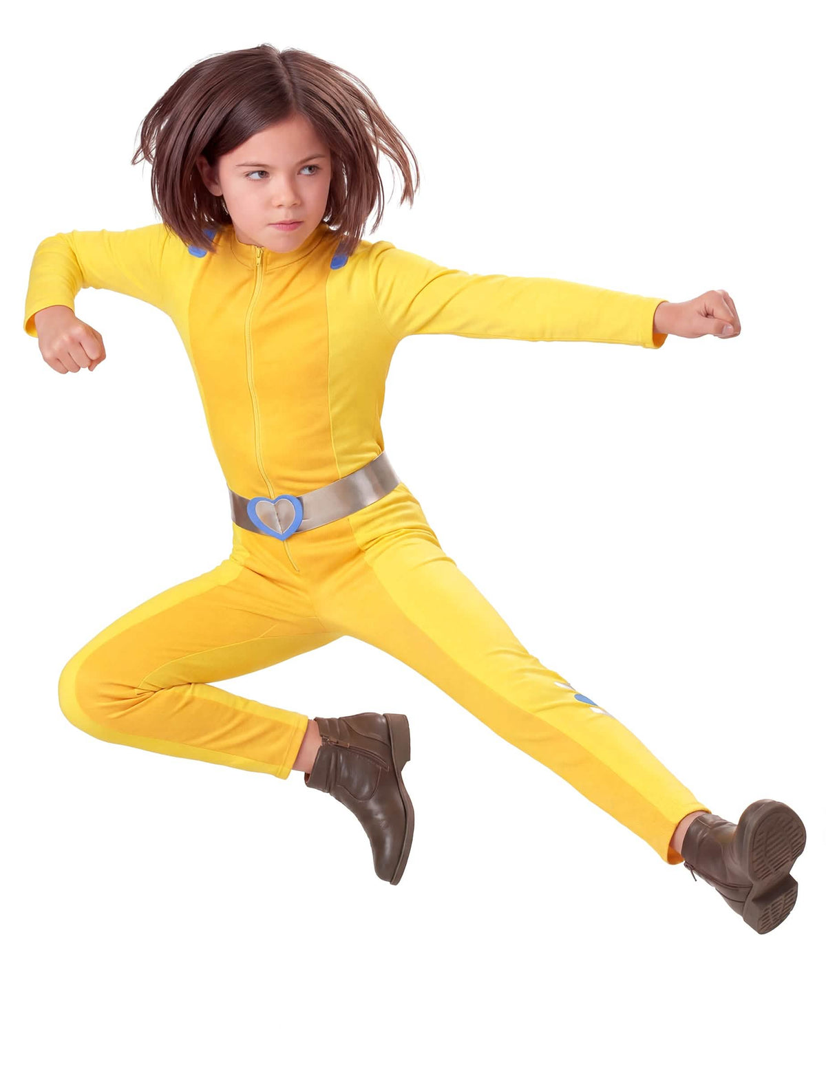 Elölnézet mozgás közben a Totally Spies™ Alex lány jelmeze