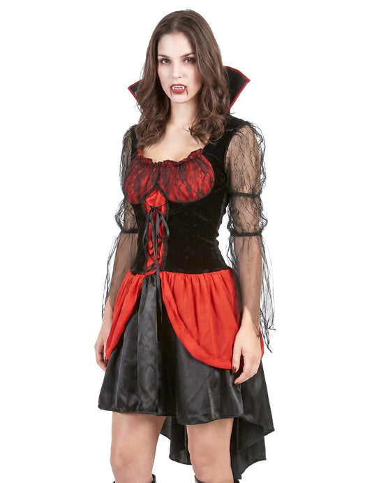 Szexi vörös vámpír álruhában