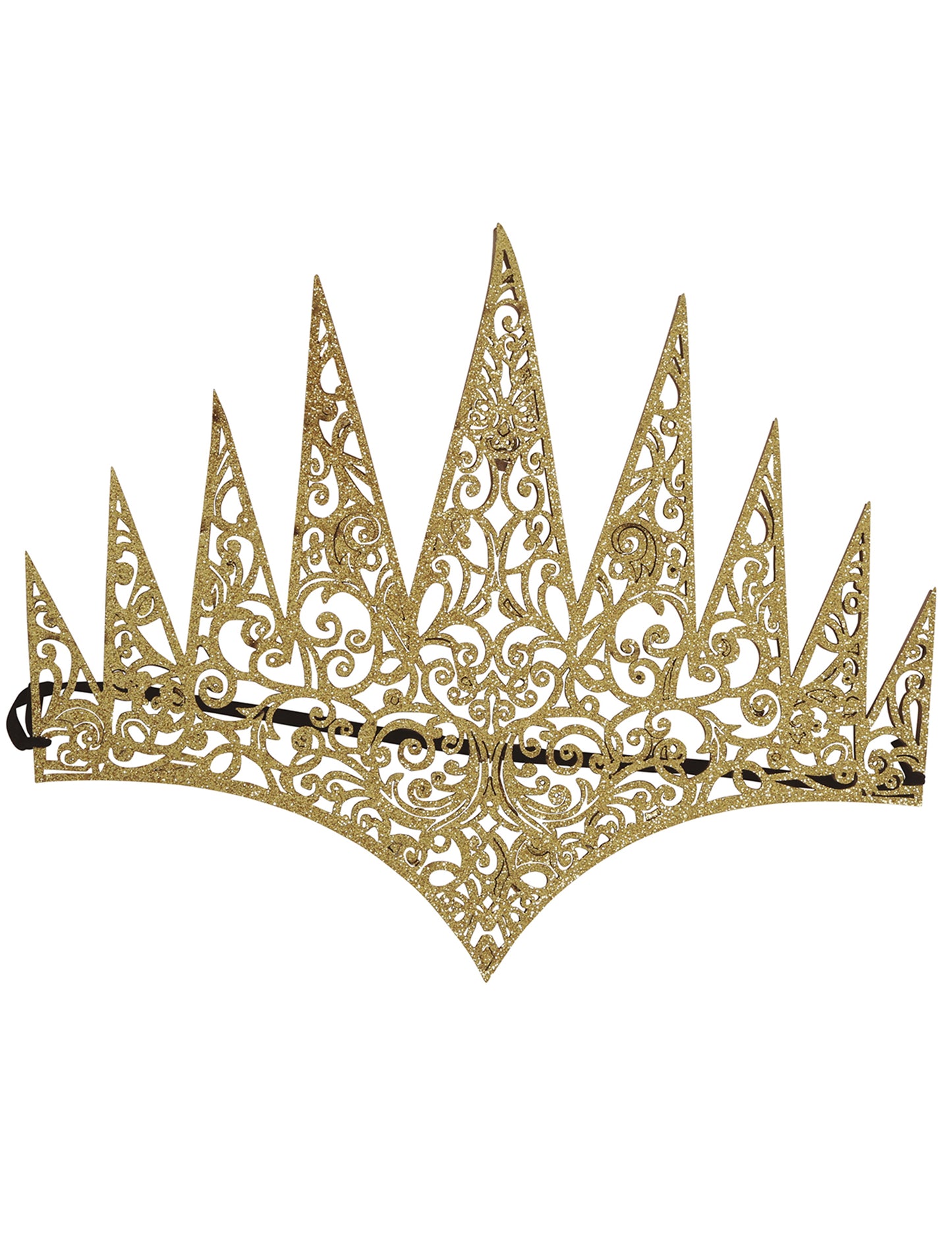 Displose tiara aranykirálynő felnőtt