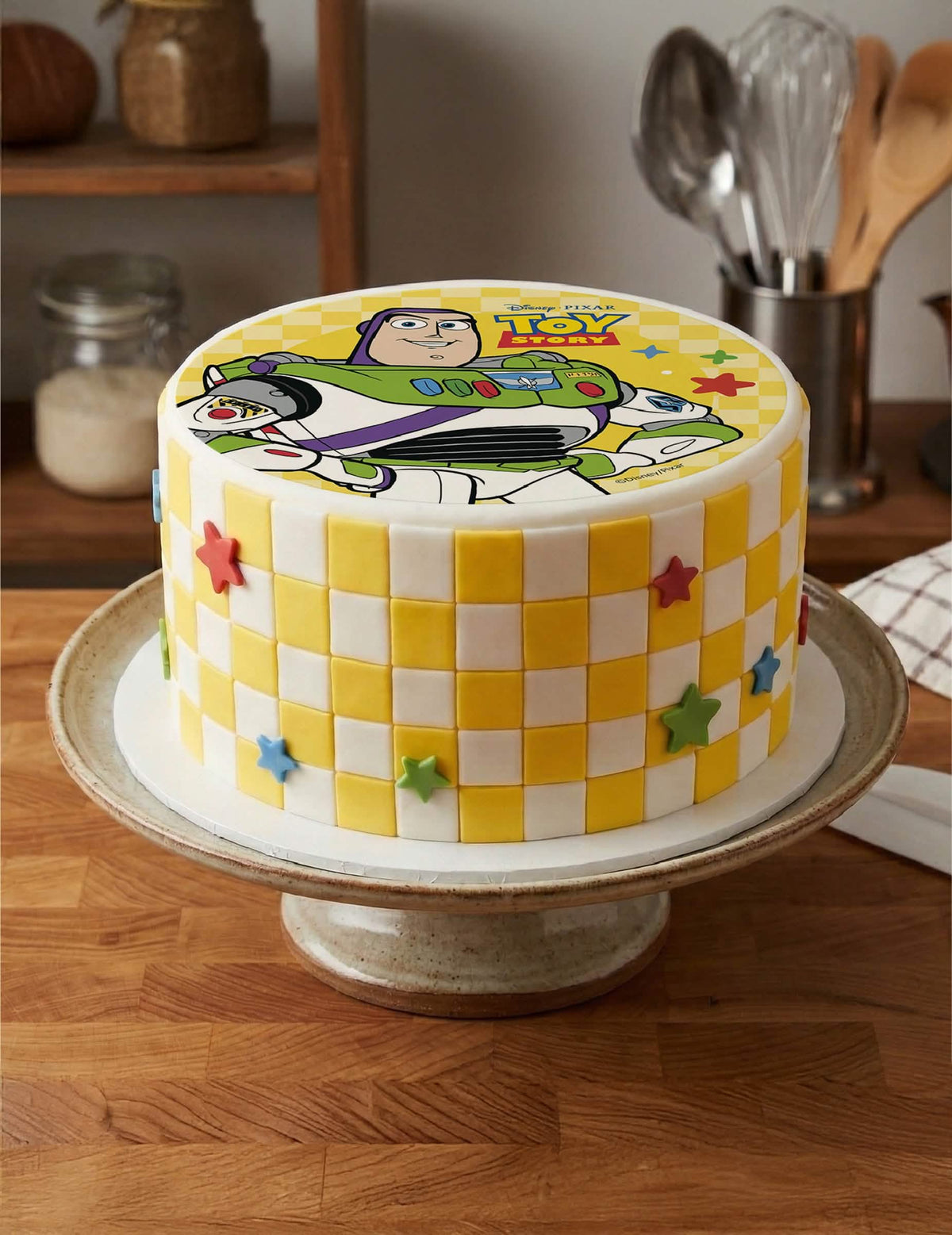 Buzz Lightyear Toy Story™ ostyalap tortára 20 cm