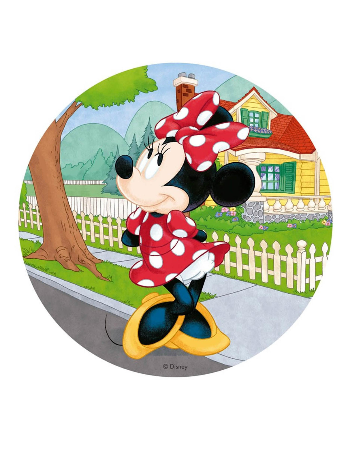 Minnie ostya gyermek piros fehér pöttyökkel