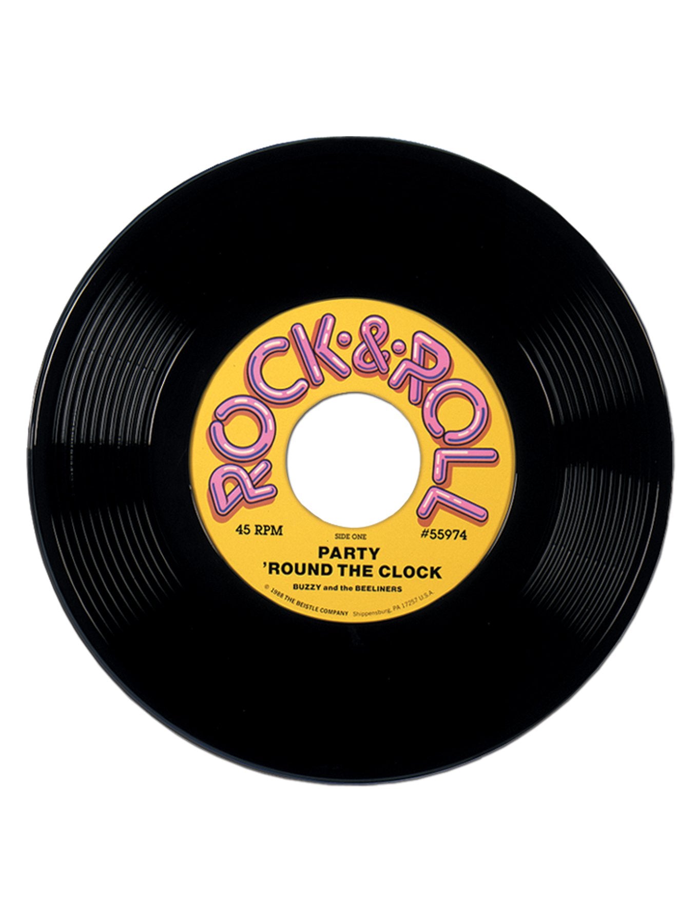 Óriás bakelitlemez 48 cm 50-es évek party dekoráció