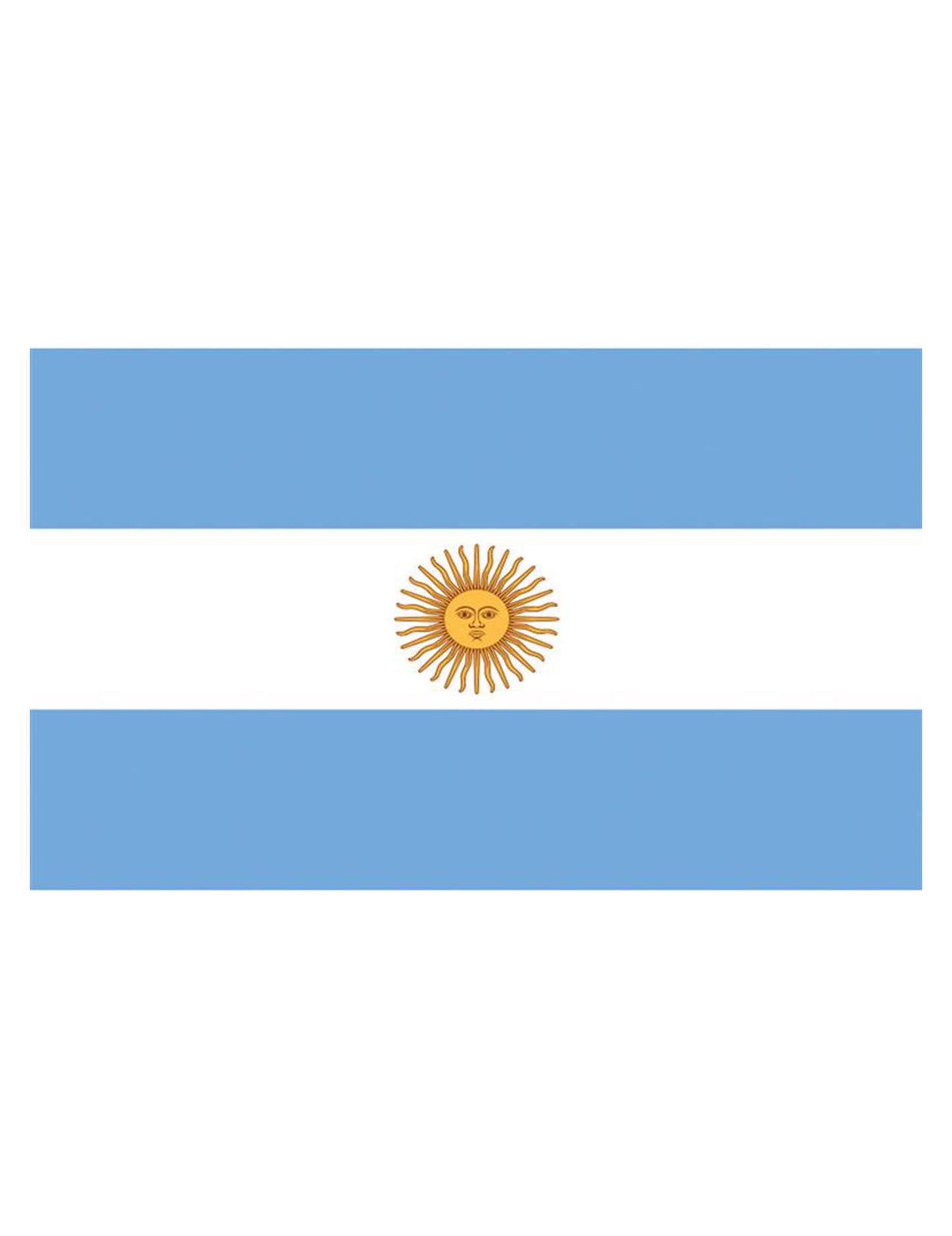 Argentin zászló textilből 150 x 90 cm