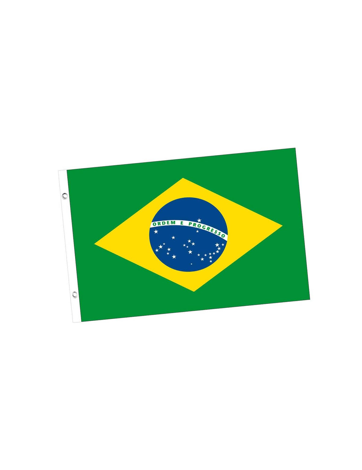 Brazil szurkoló zászló ünnepre zöld sárga és kék szegfűszeggel