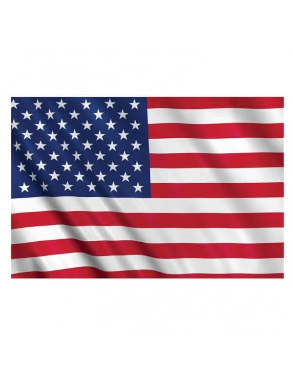 usa szurkoló zászló felnőtt kék fehér piros csillagokkal