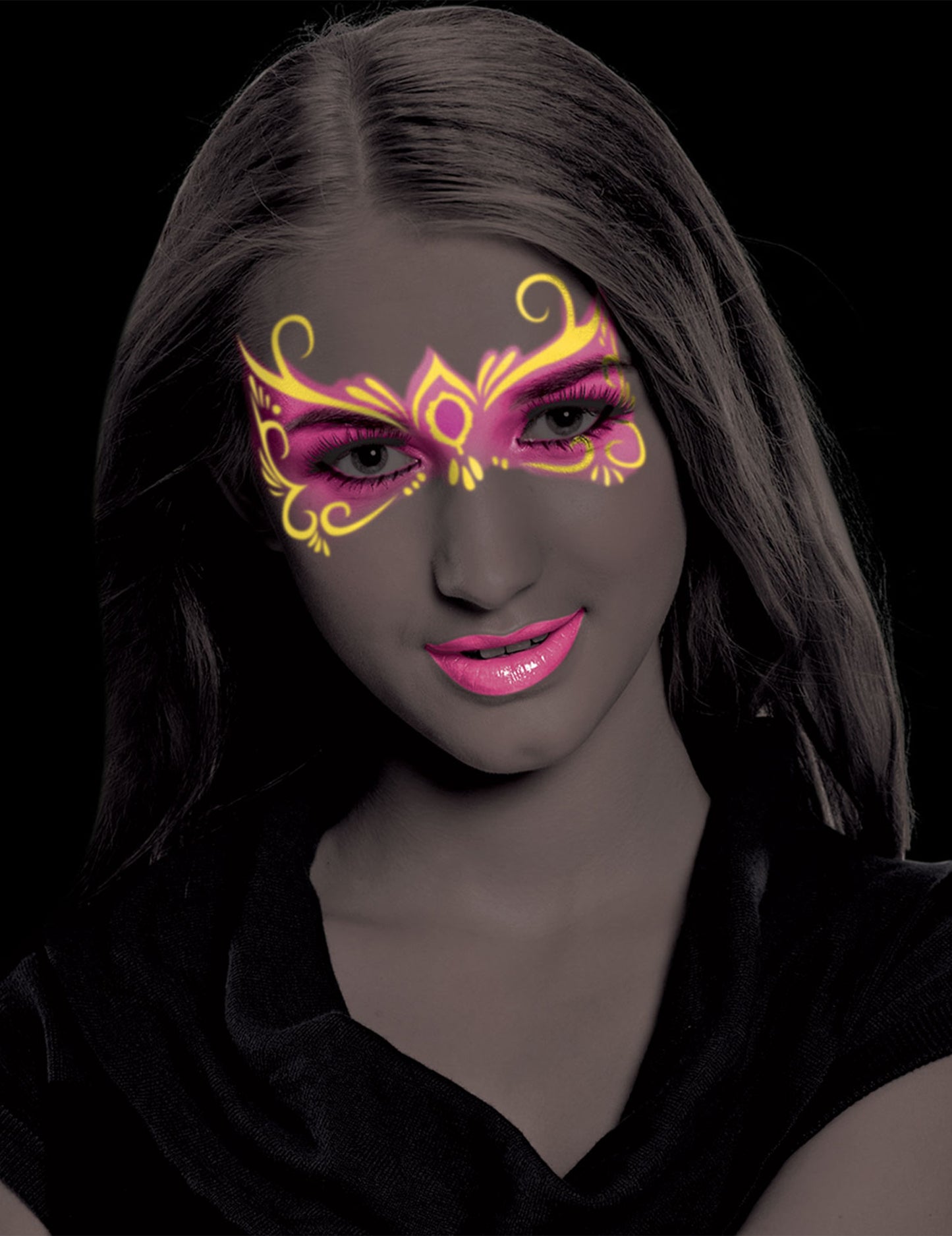 Sárga és rózsaszín neon ceruzák duó