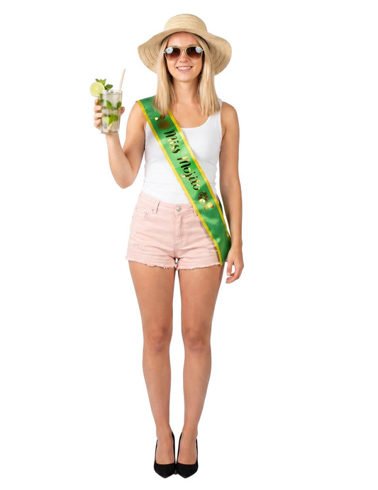 Miss Mojito zöld női sál