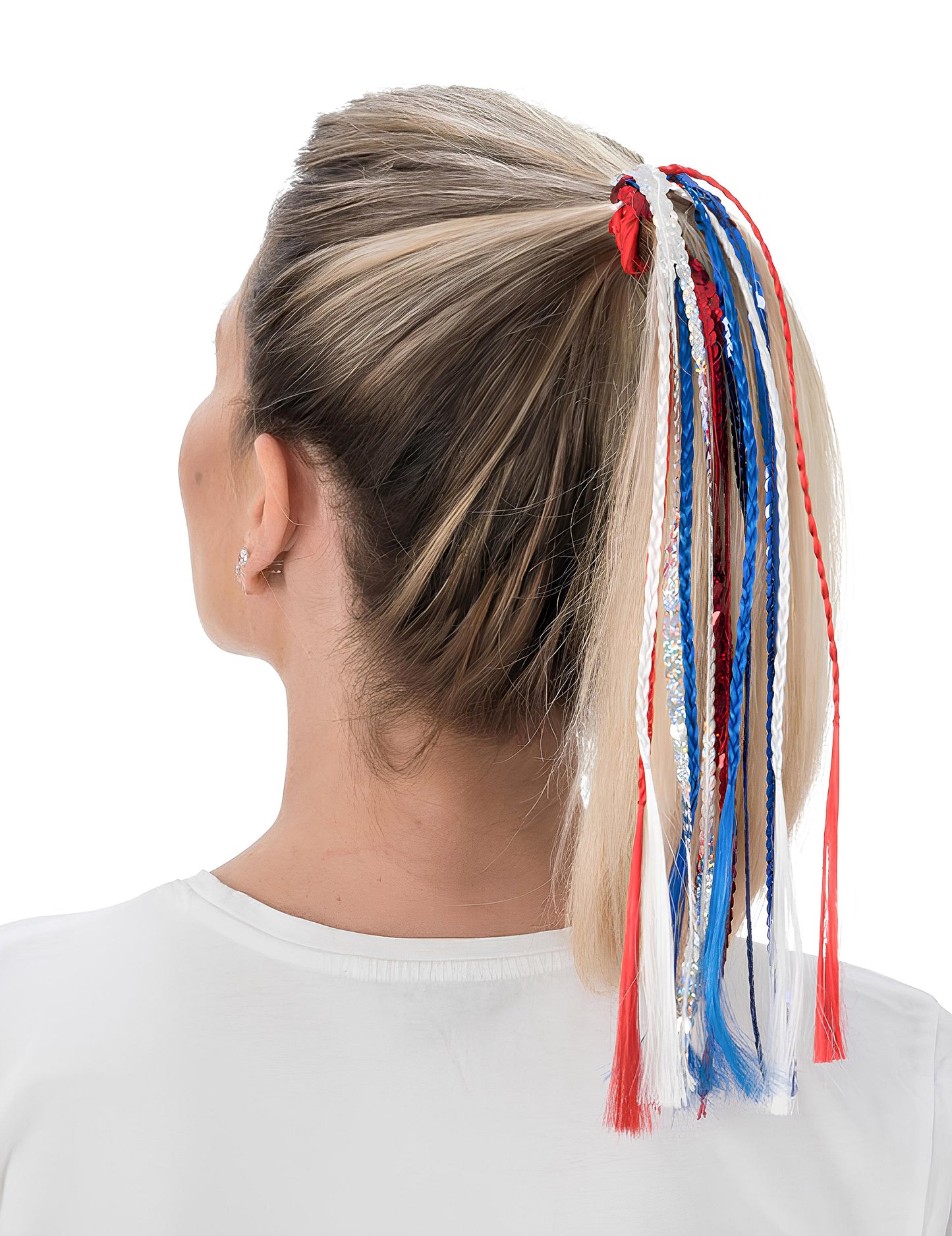 Flitteres fonott gumiszalag, Franciaország szurkolója.