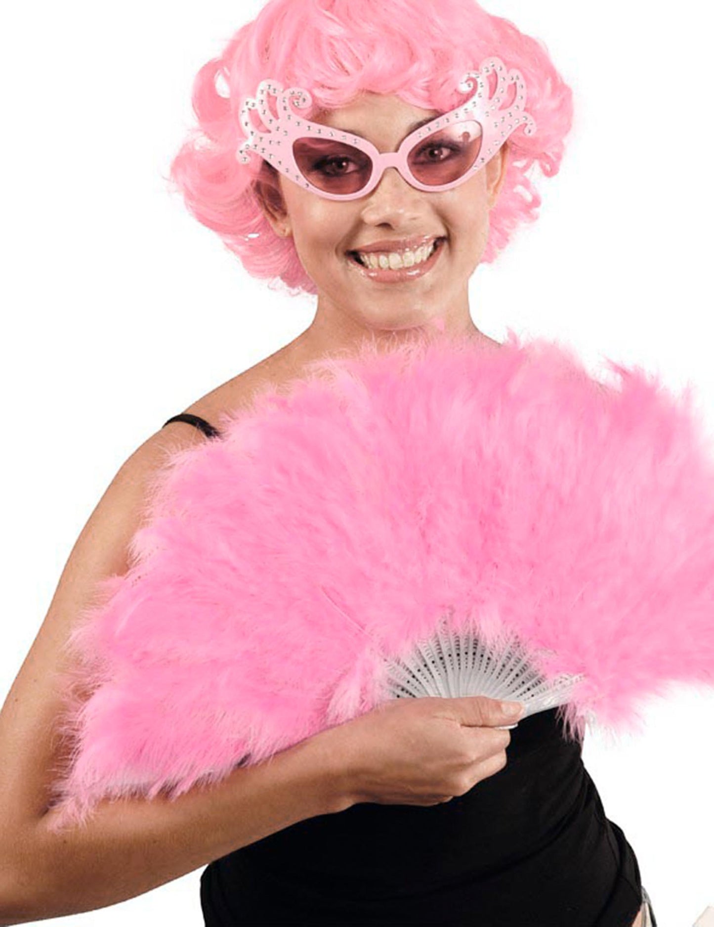 25 cm rózsaszín tollak