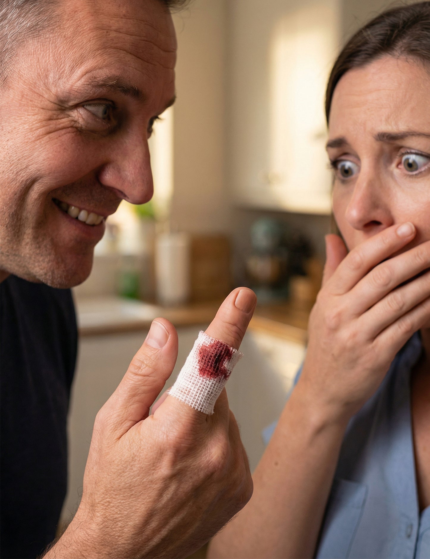 Véres műujj - tréfás partykellék