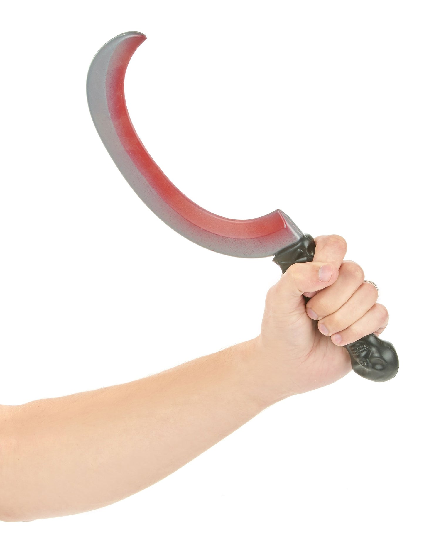 A Halloween véres kasza koponya fejű nyelének részlete