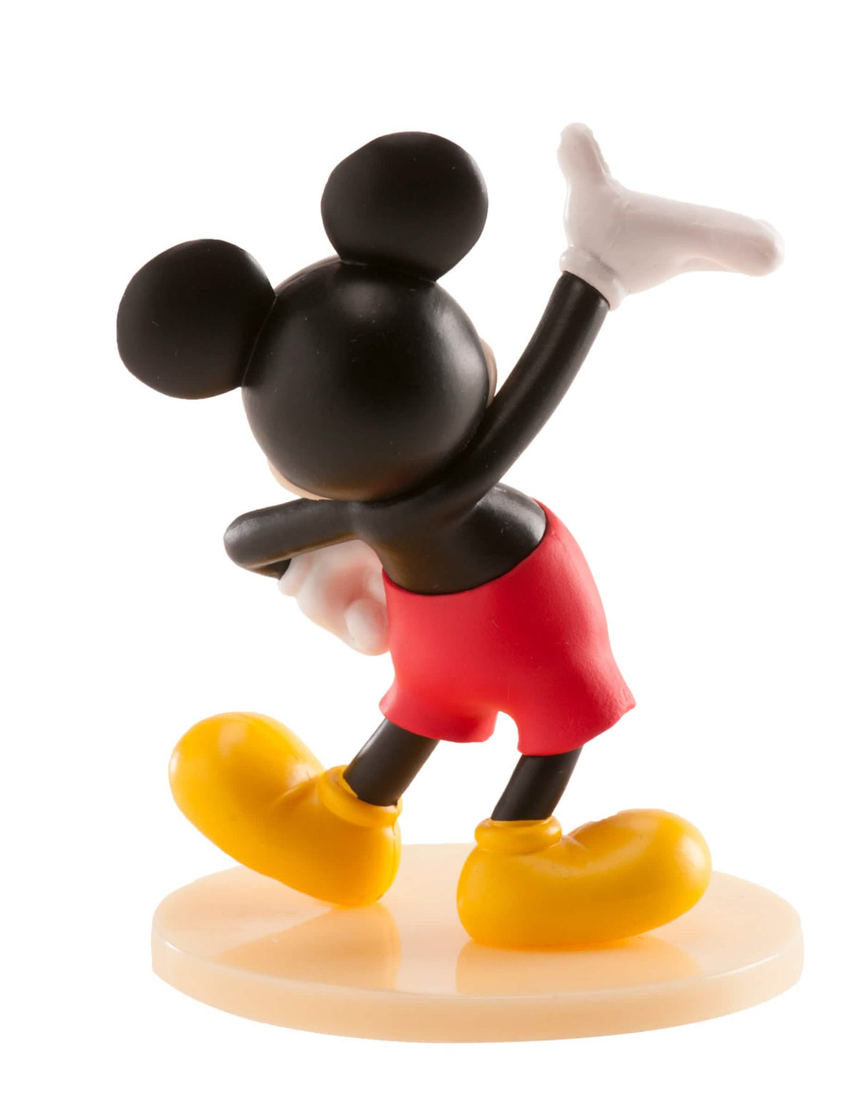 Mickey egér figurájának hátulnézete