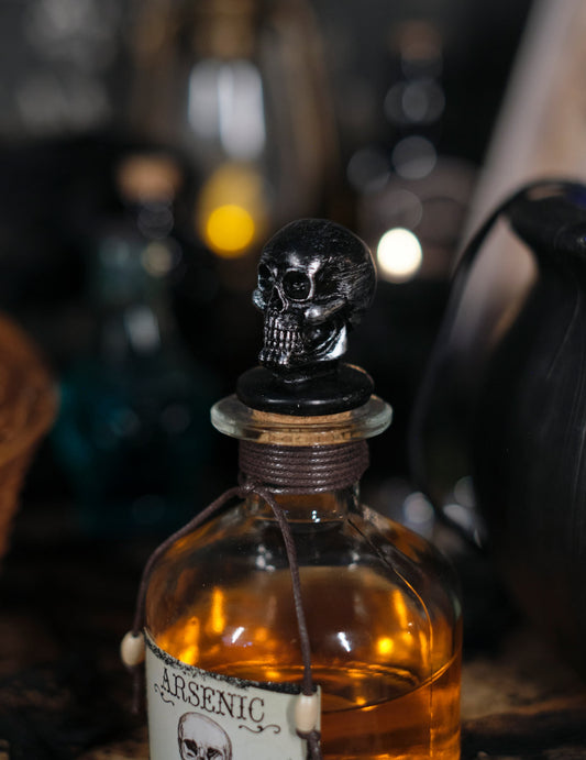 Fiole en verre arsenic 16 cm