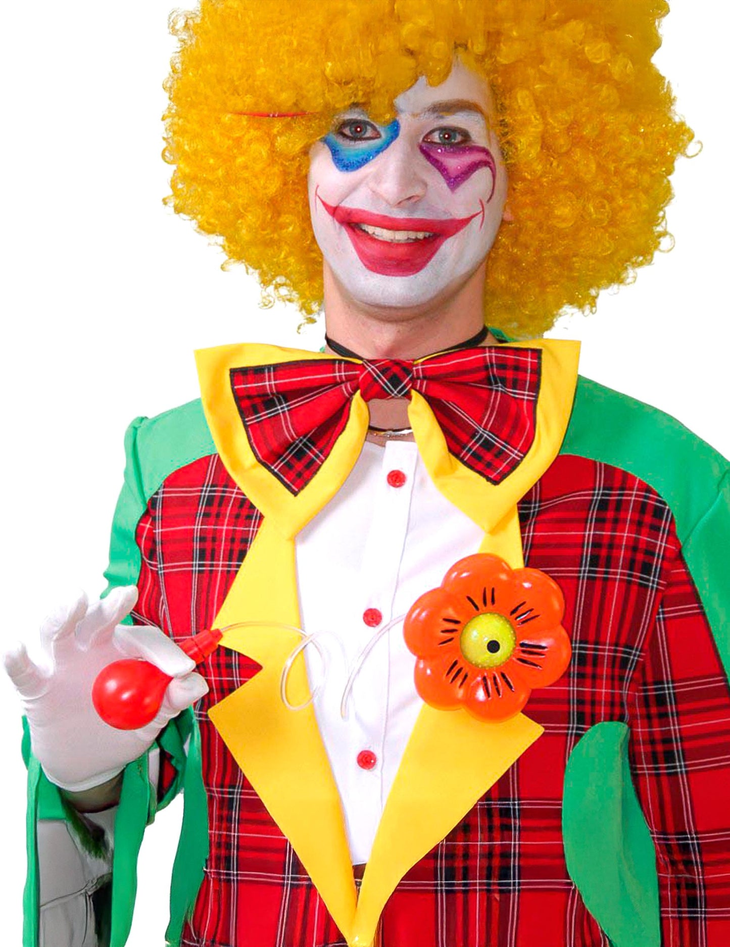 A bohócfecskendő virág használat közben