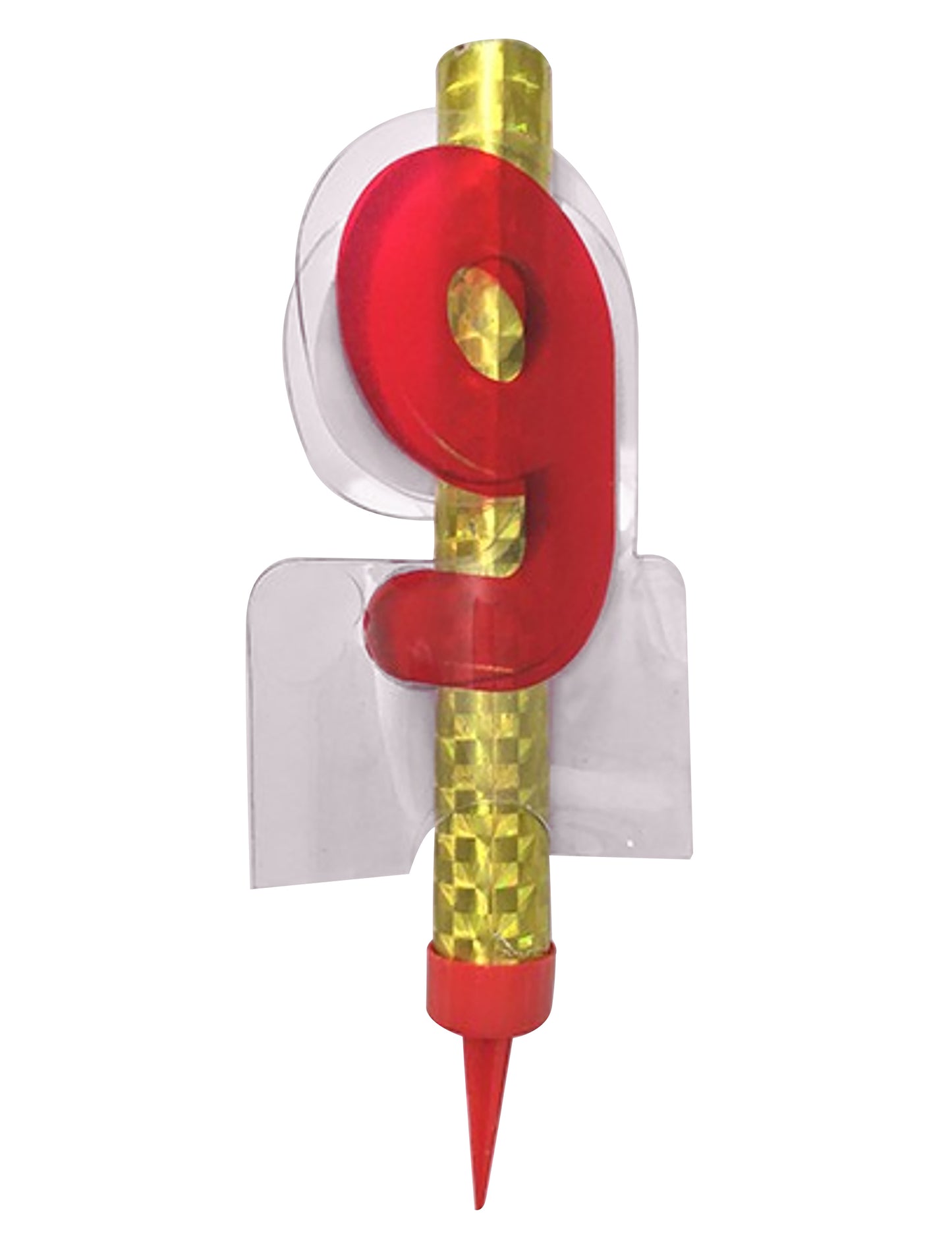 9-es piros 12-es megvilágított szökőkút cm tortához