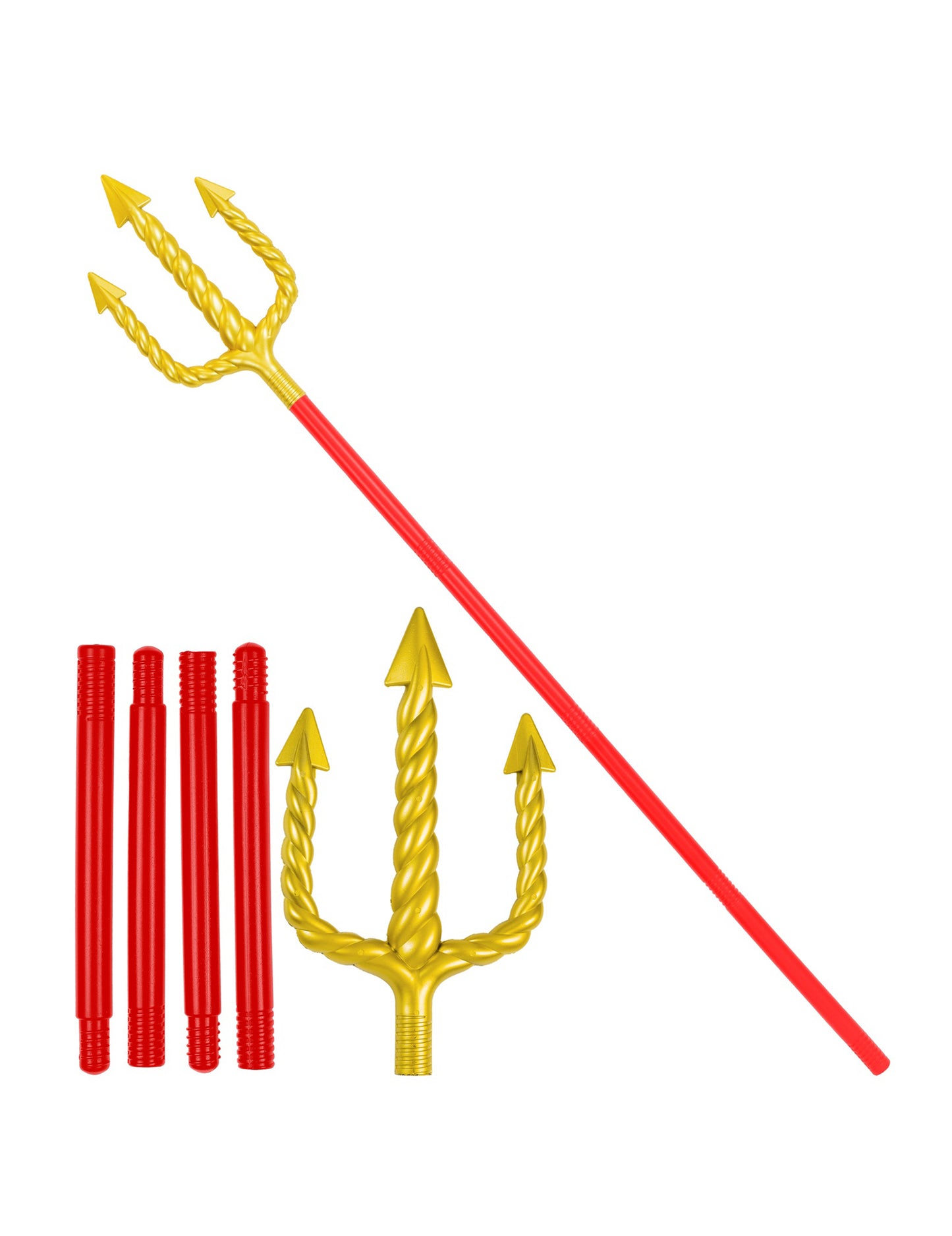 Piros és arany ördög villája 137 cm