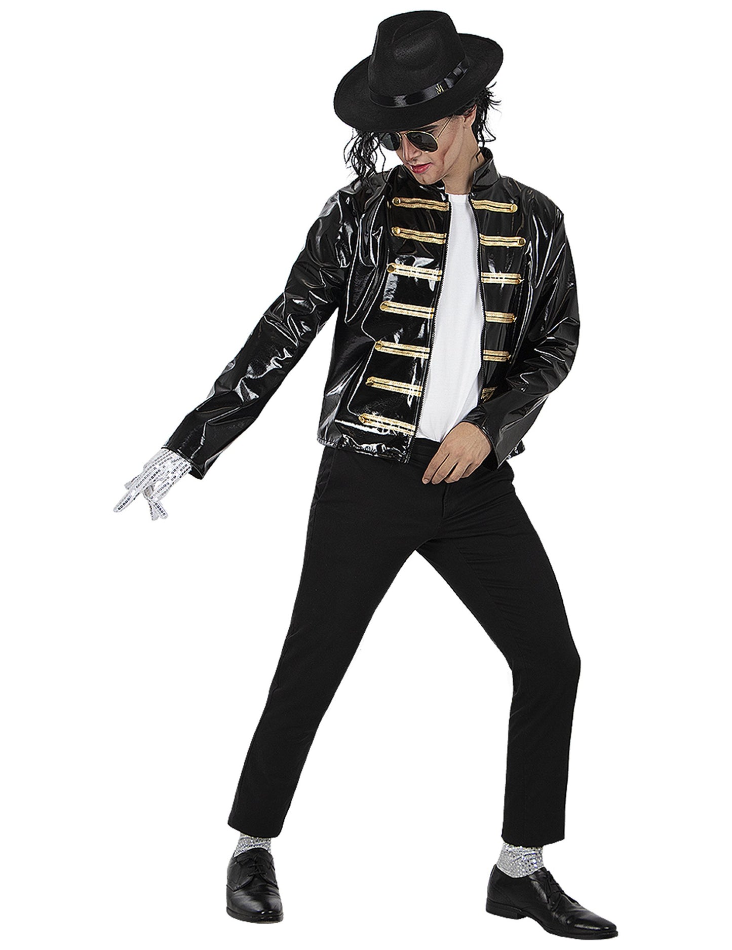 Felnőtt Michael Jackson kesztyű és zokni