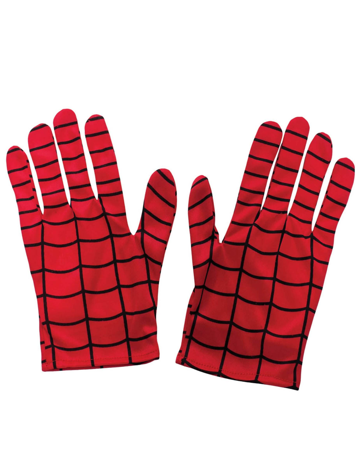 Spiderman gyermek kesztyűk pirosak fekete pókhálómintával