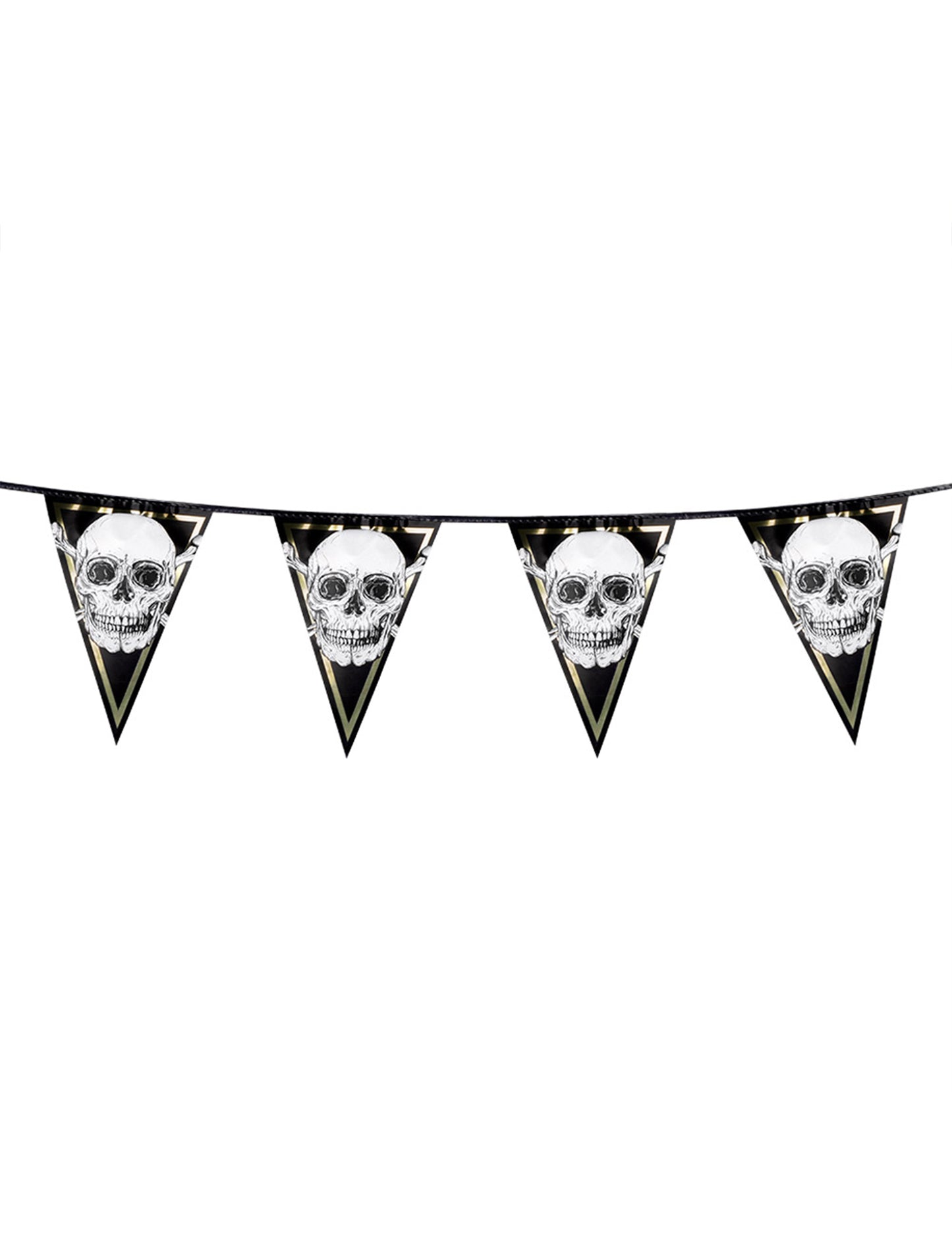 Garland 10 műanyag műanyag kalóz Jolly Roger 30 x 20 cm