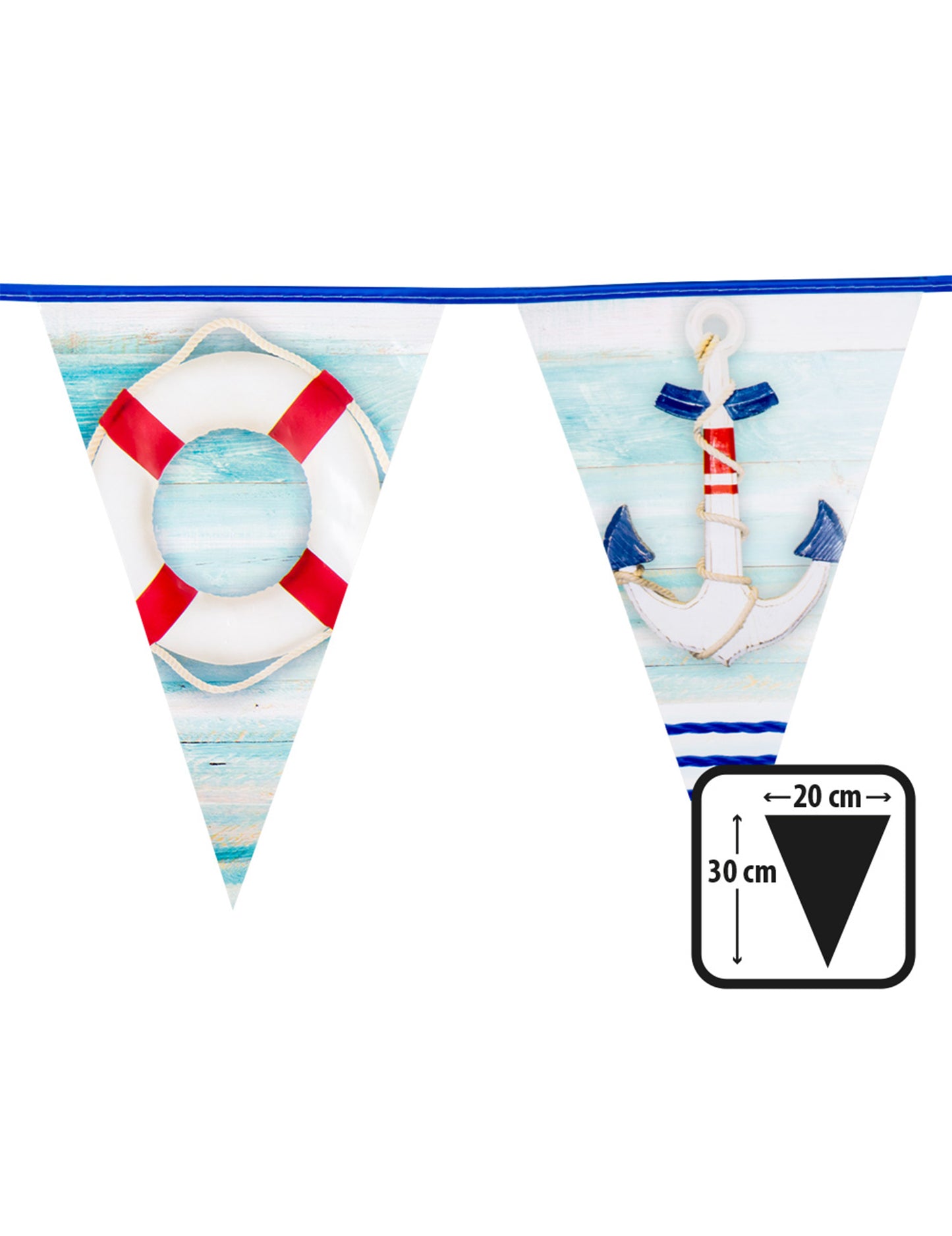 Garland 15 Marine Pennants 6 m